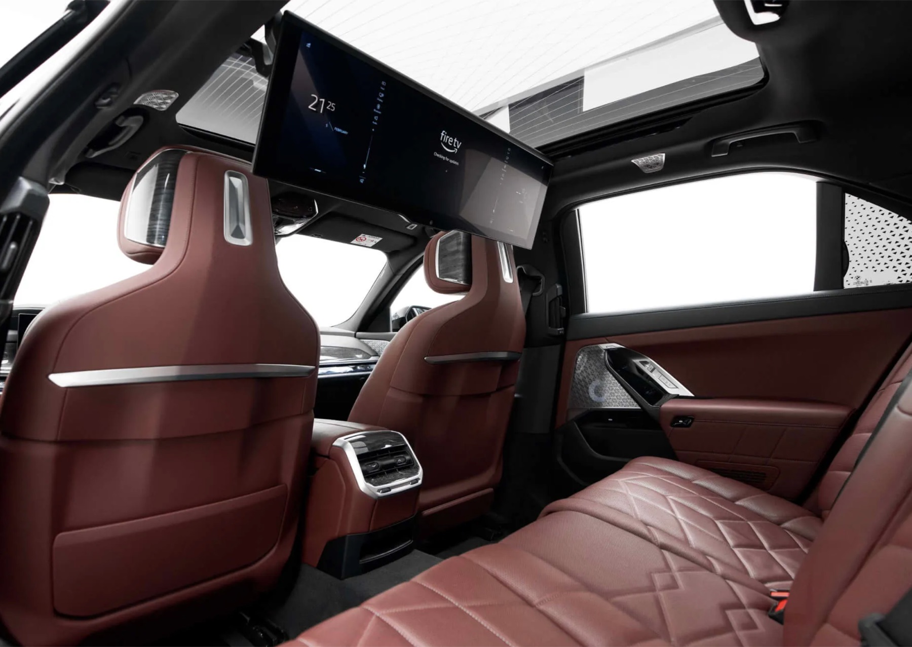 BMW 740i steering wheel interior