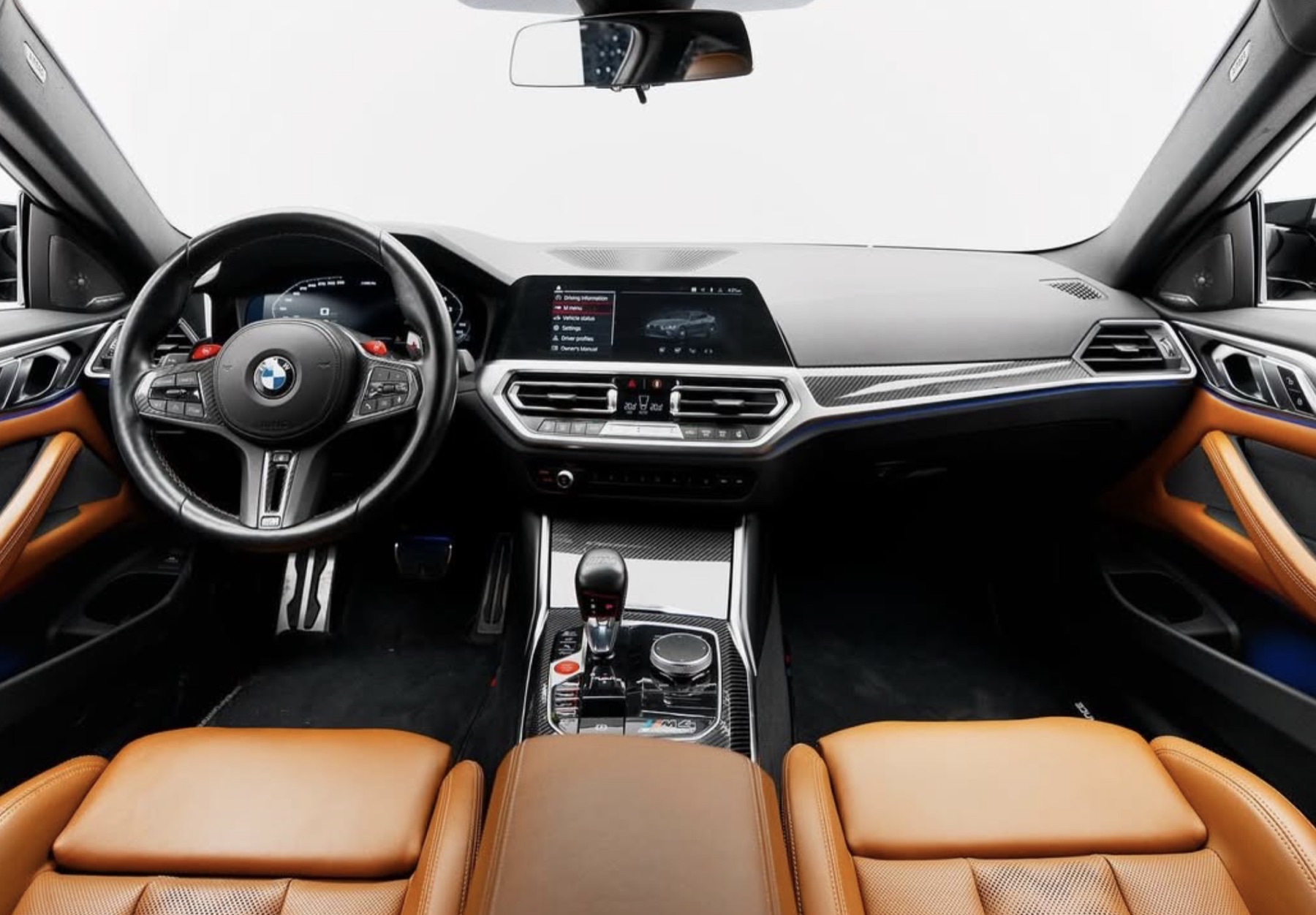 BMW M4 cockpit details