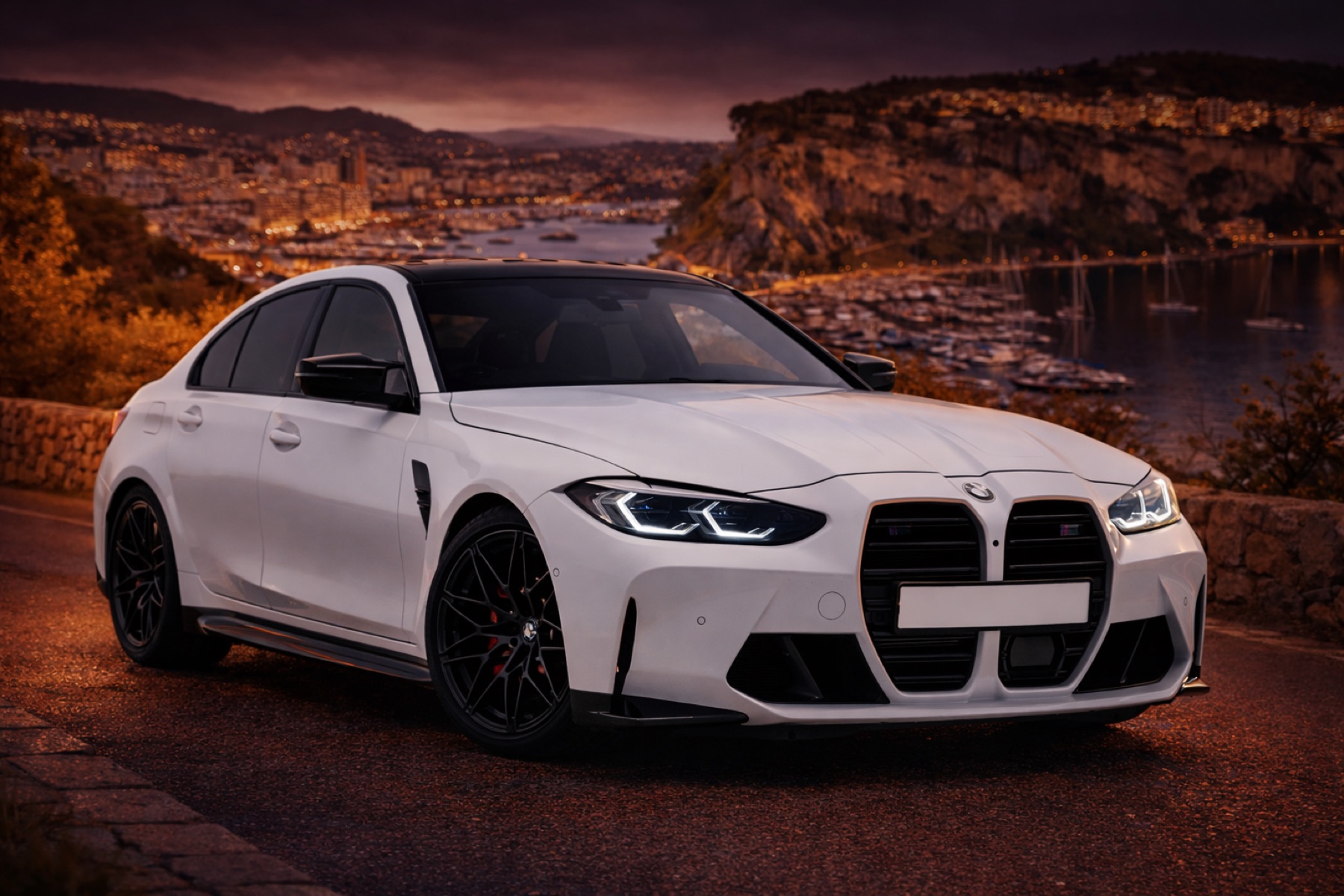 BMW M3 Competition rental card