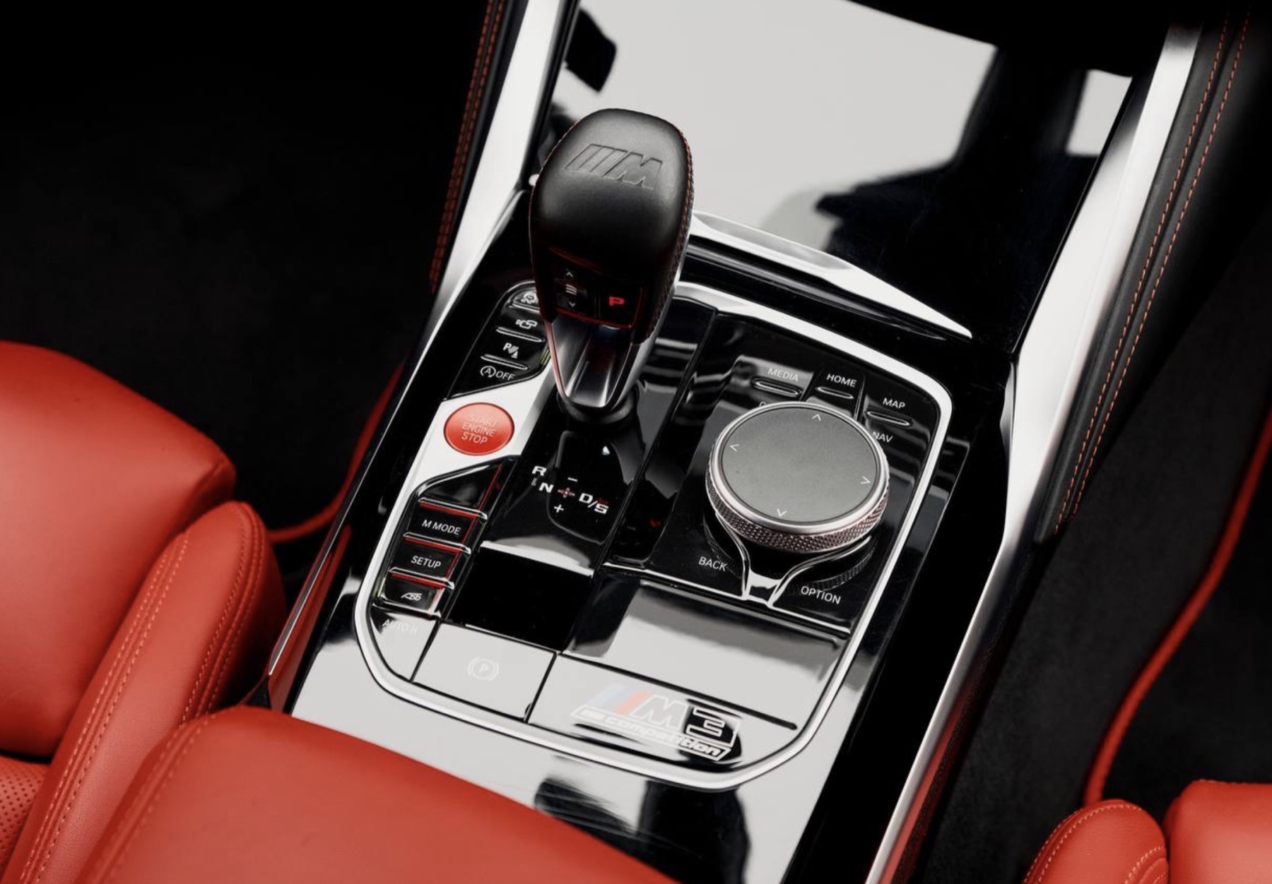 BMW M3 Competition cabin detail