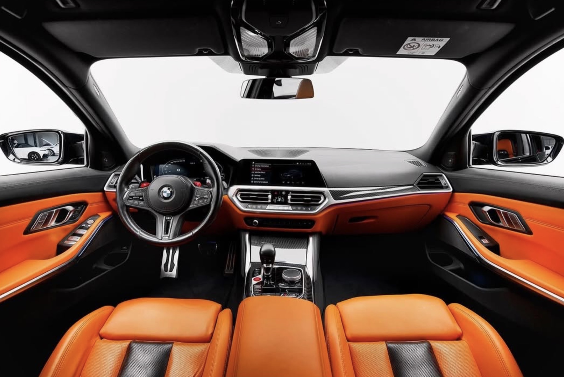 BMW M3 steering wheel interior