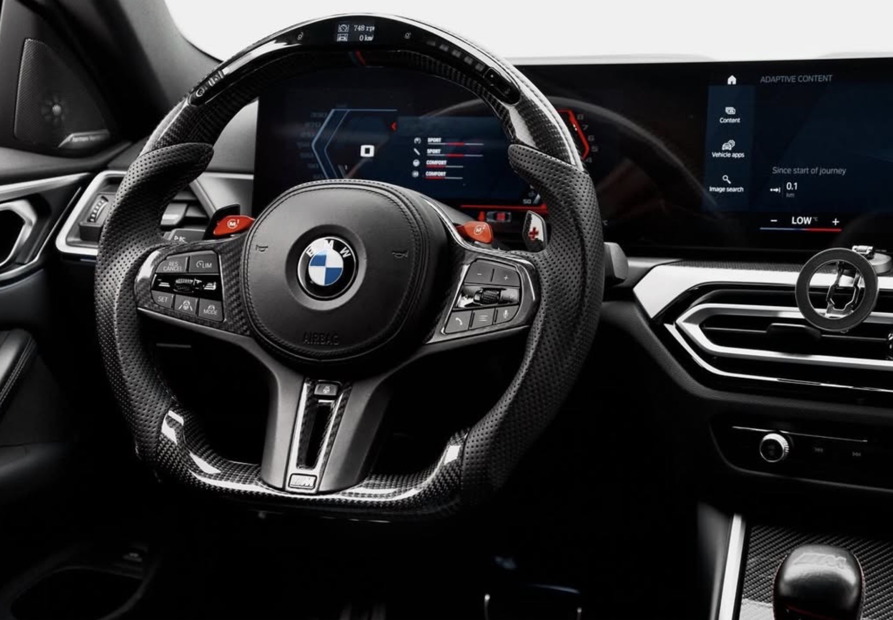 BMW M4 Coupe rear seats and details