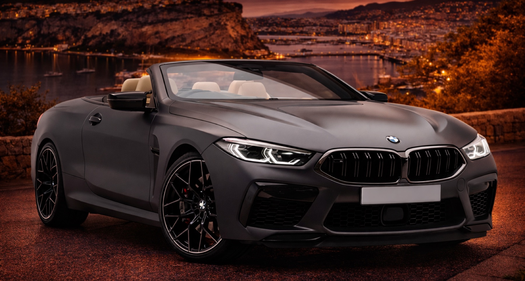 BMW M8 rental card