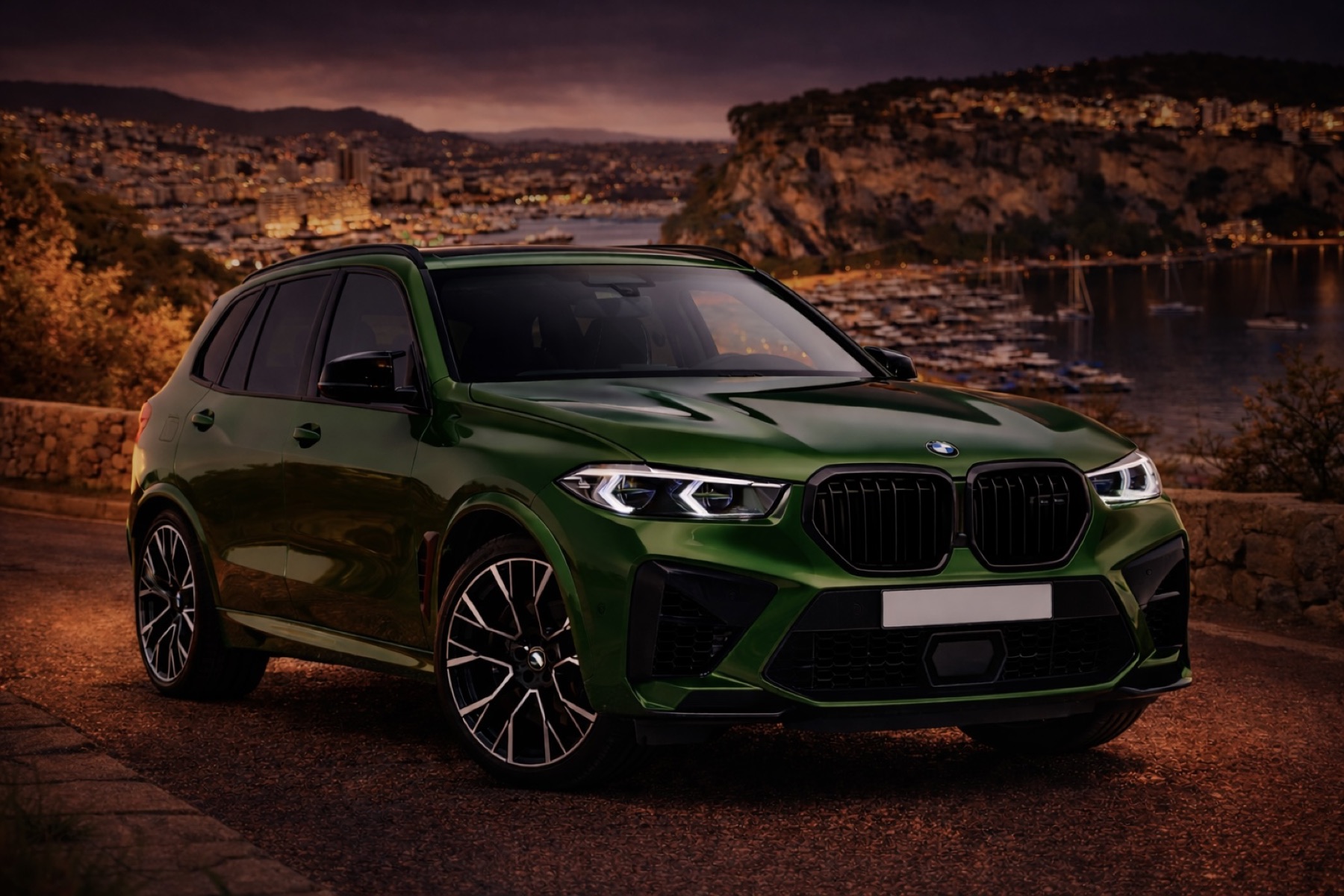 BMW X5 Competition rental card