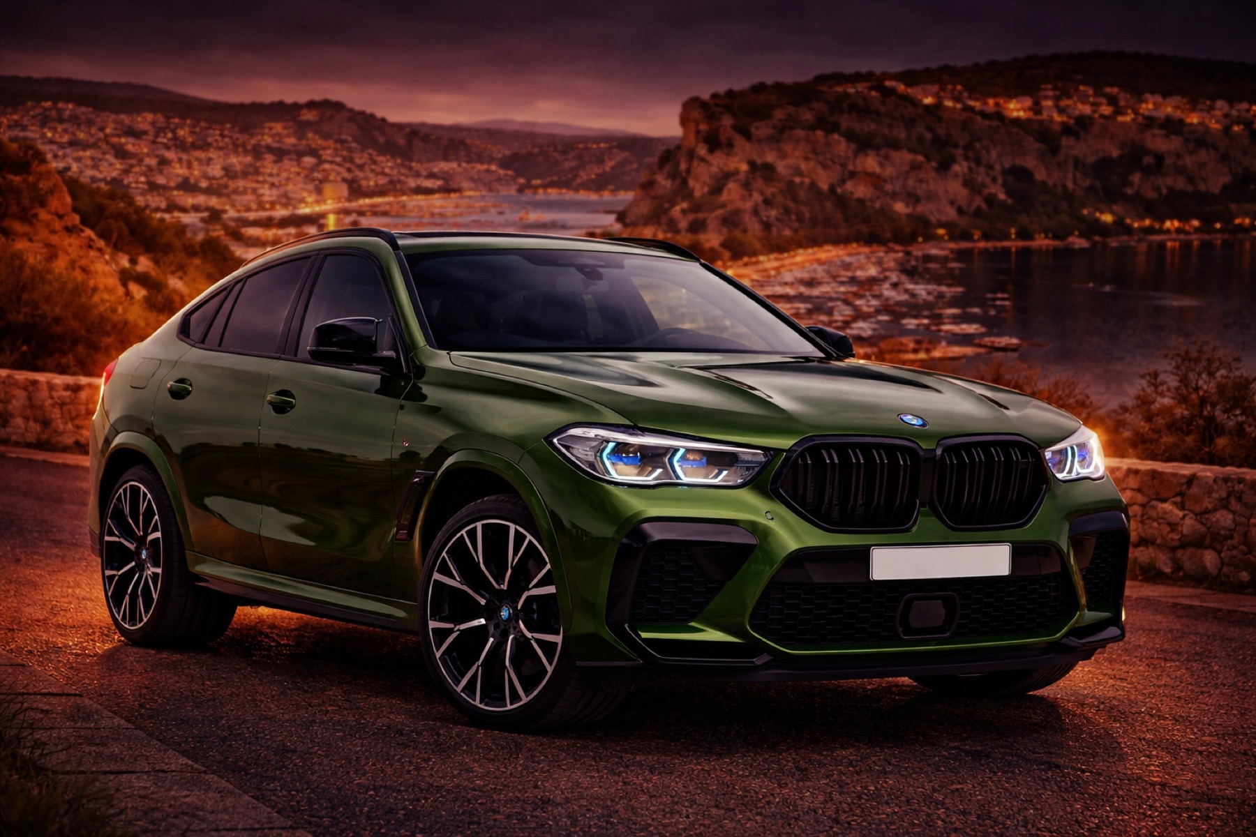 BMW X6M Competition rental card