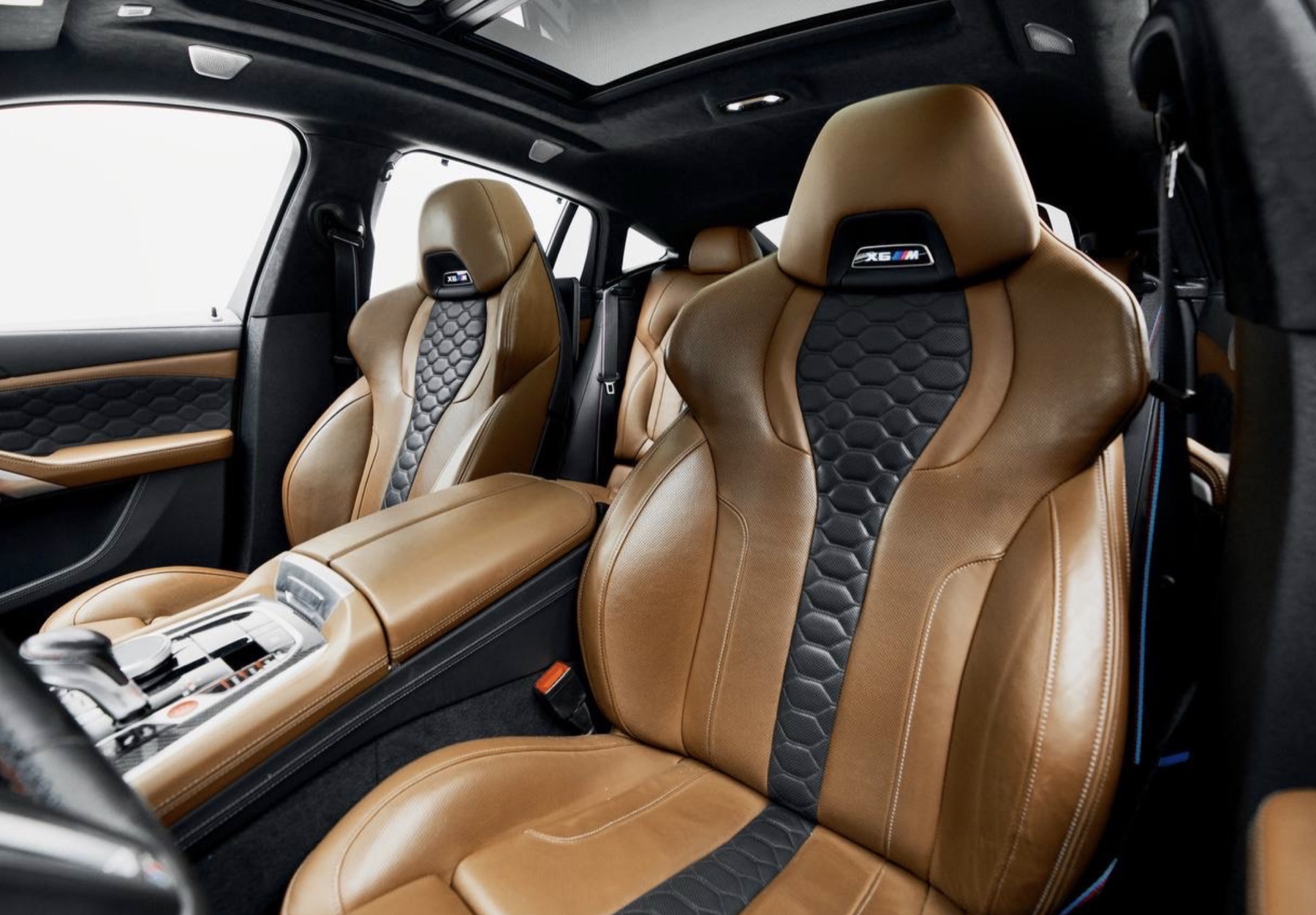 BMW X6M Competition rear seating and cabin comfort