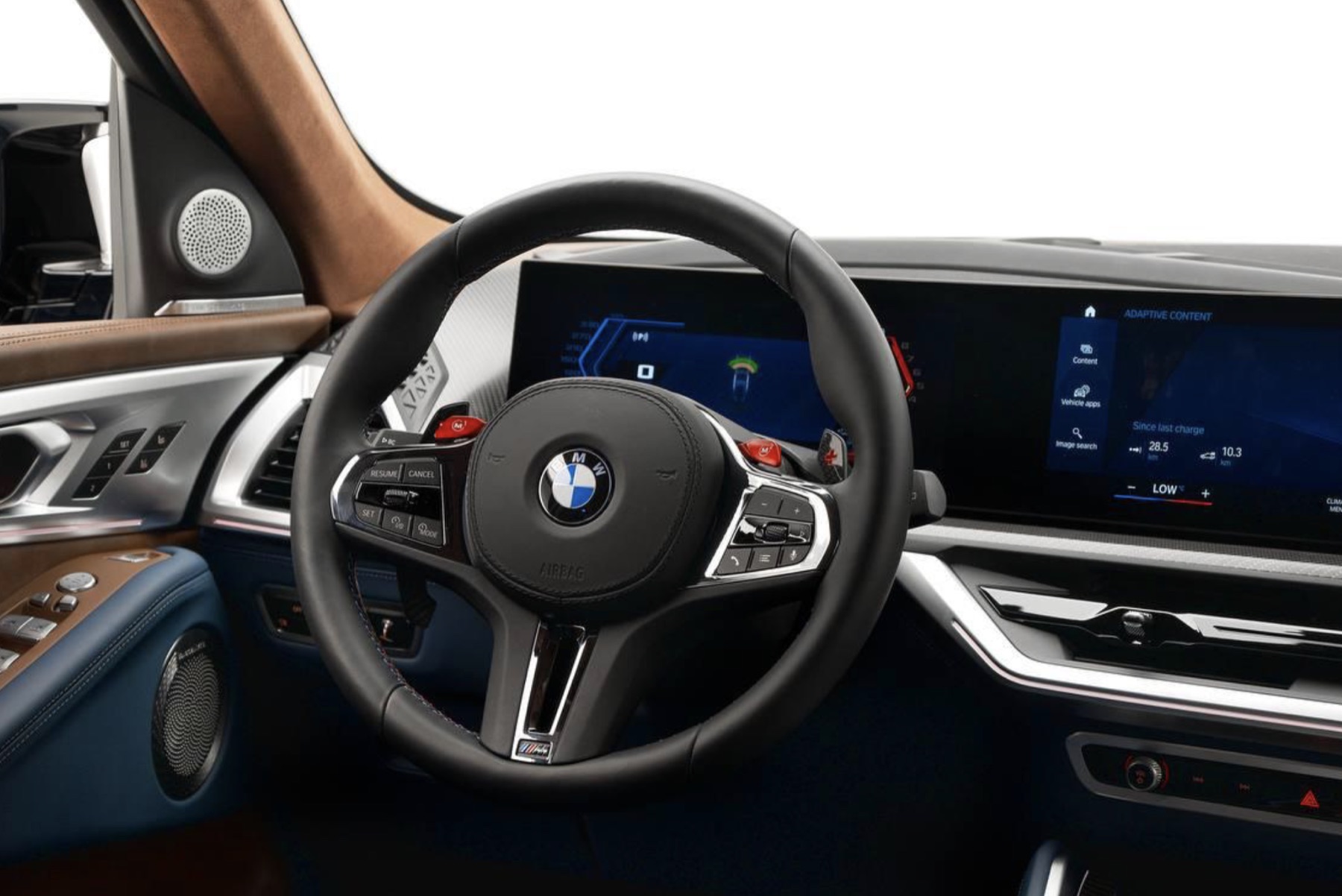 BMW XM rear seating and cabin comfort