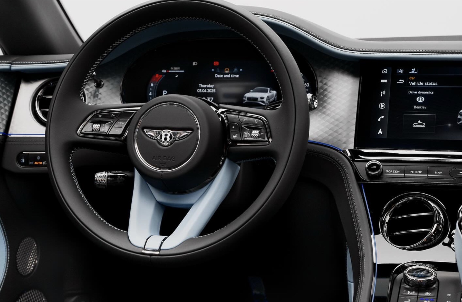 Bentley GTC Facelift interior details