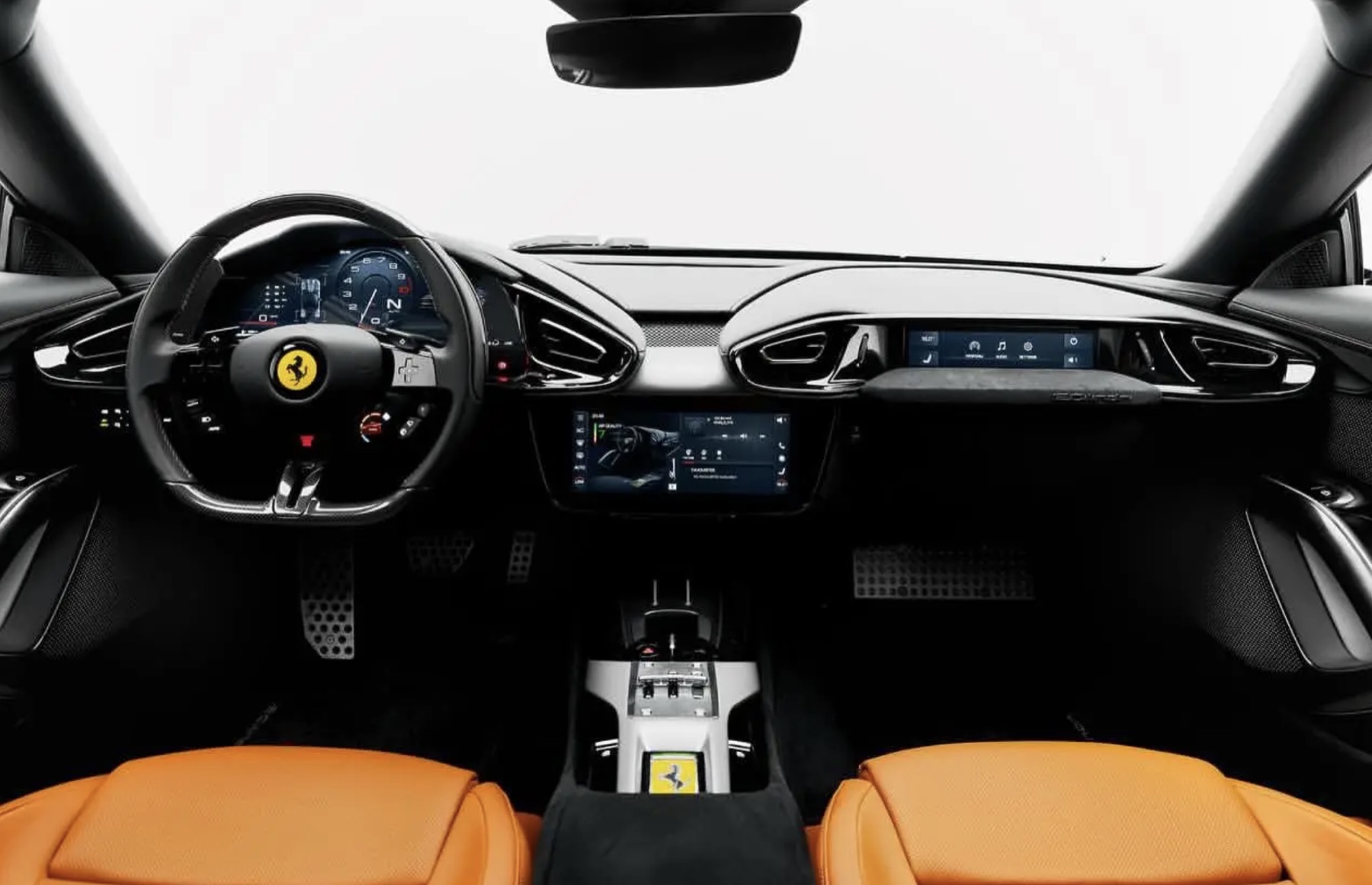 Ferrari 12 Cilindri cockpit details