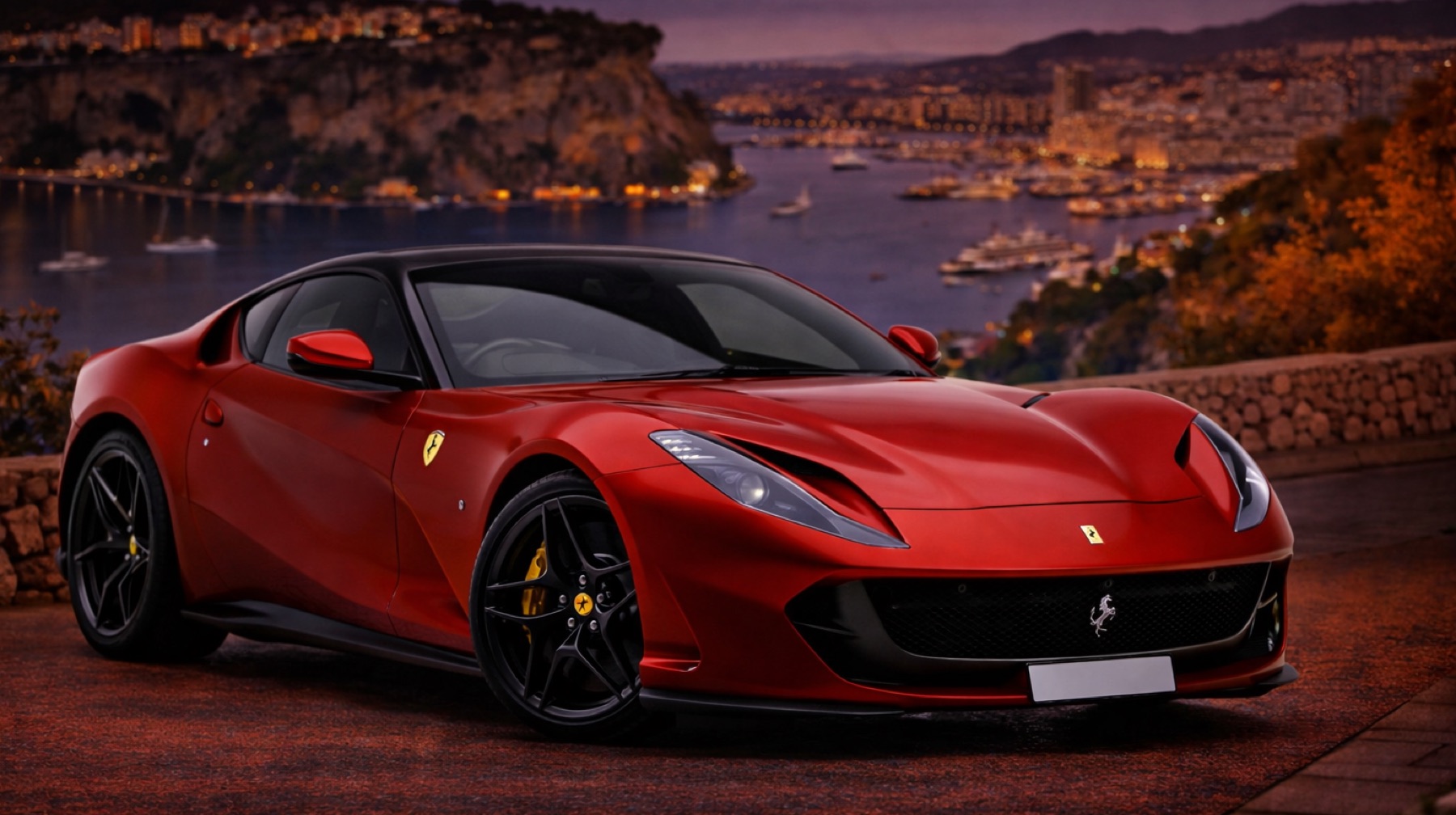 Ferrari 812 Superfast rental card