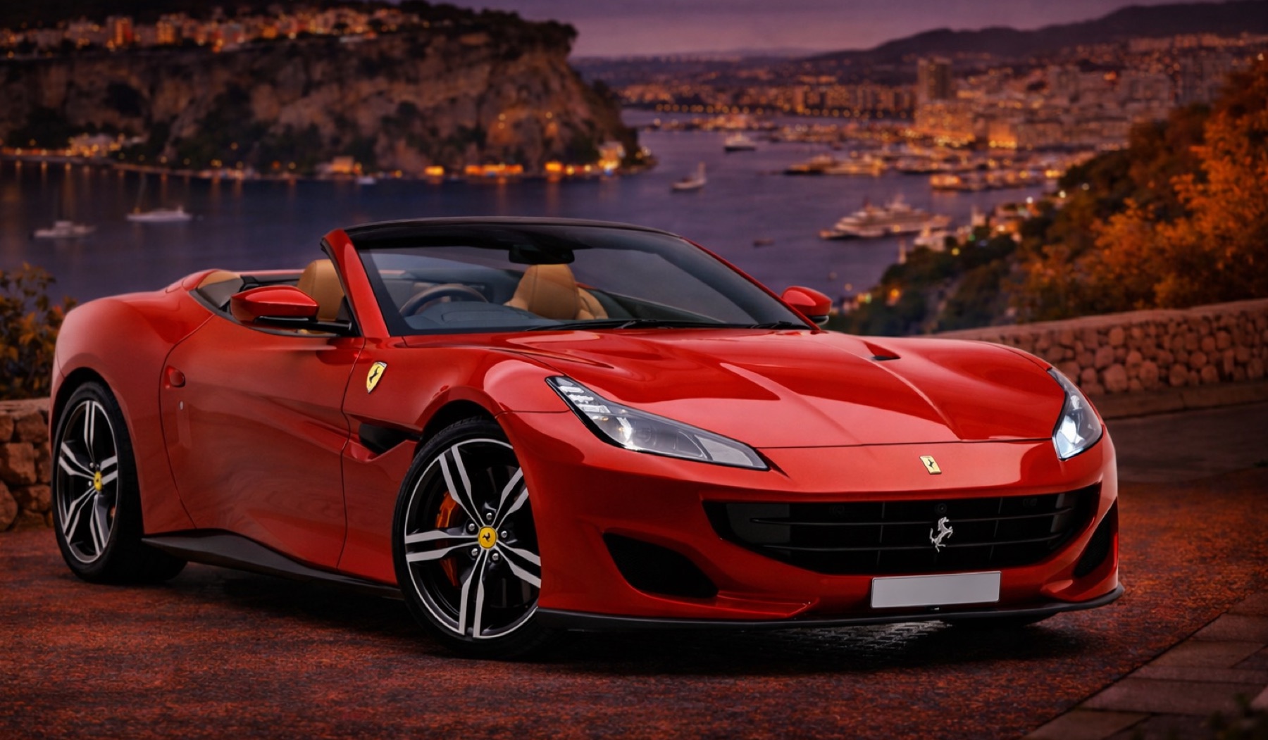 Ferrari Portofino rental card