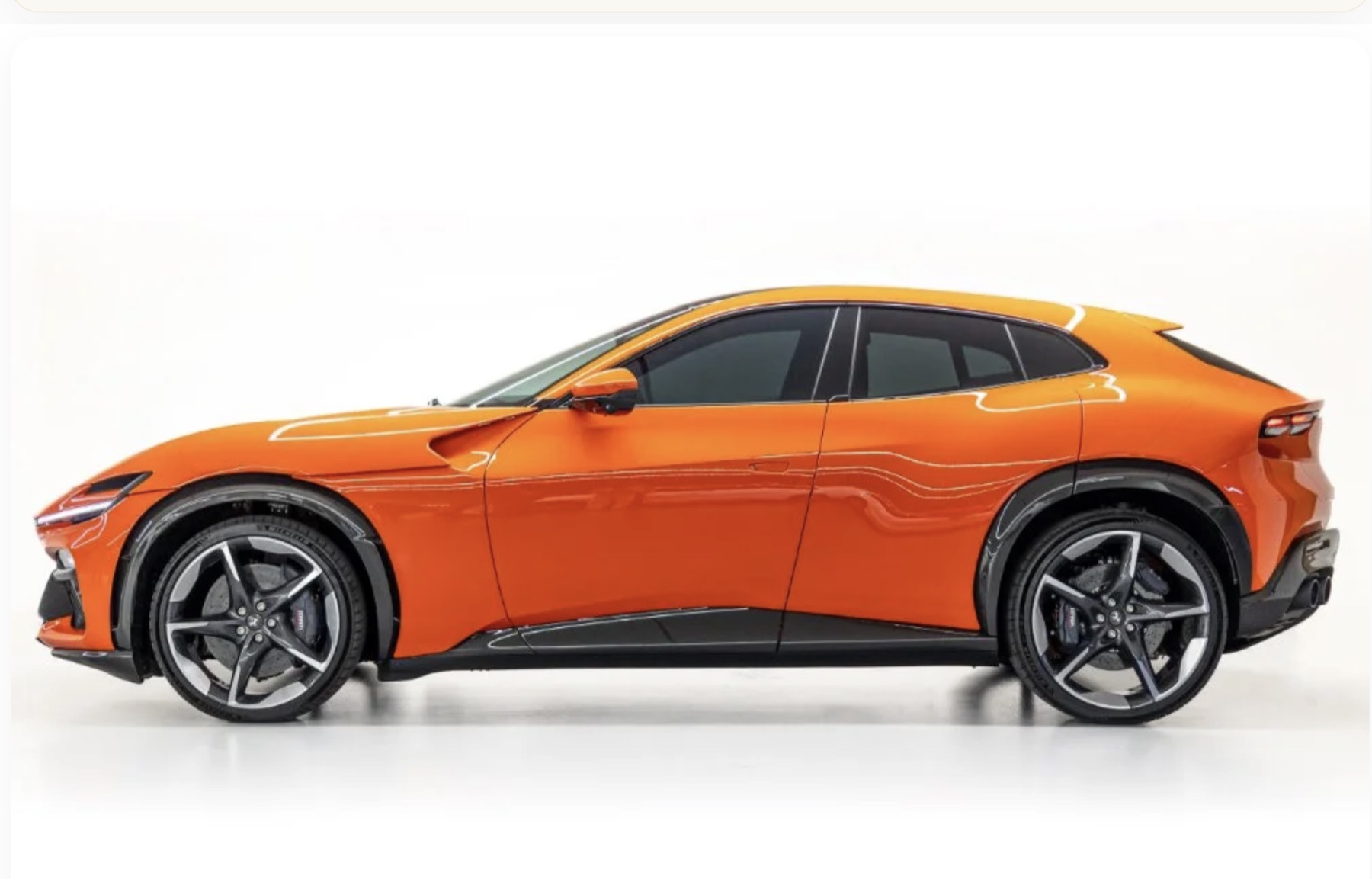 Ferrari Purosangue side profile