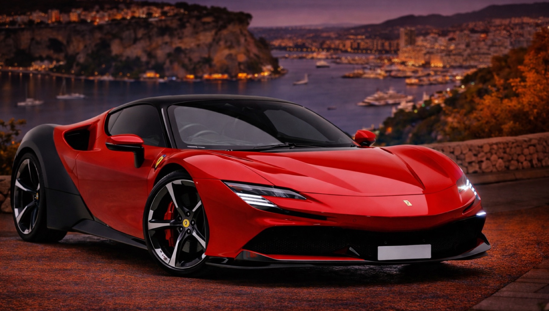 Ferrari SF90 Red rental card