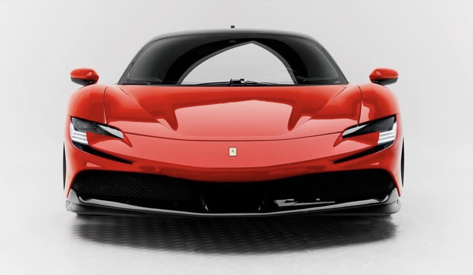 Ferrari SF90 Red side profile