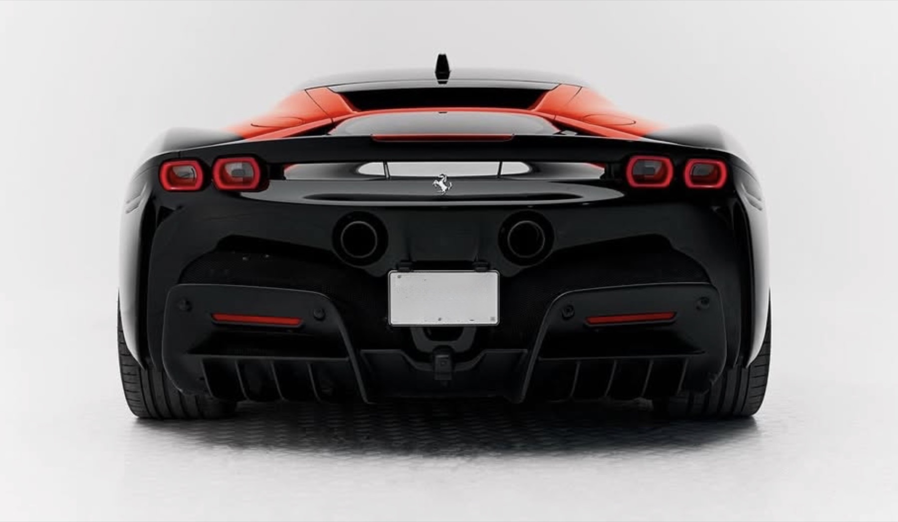 Ferrari SF90 Red interior details