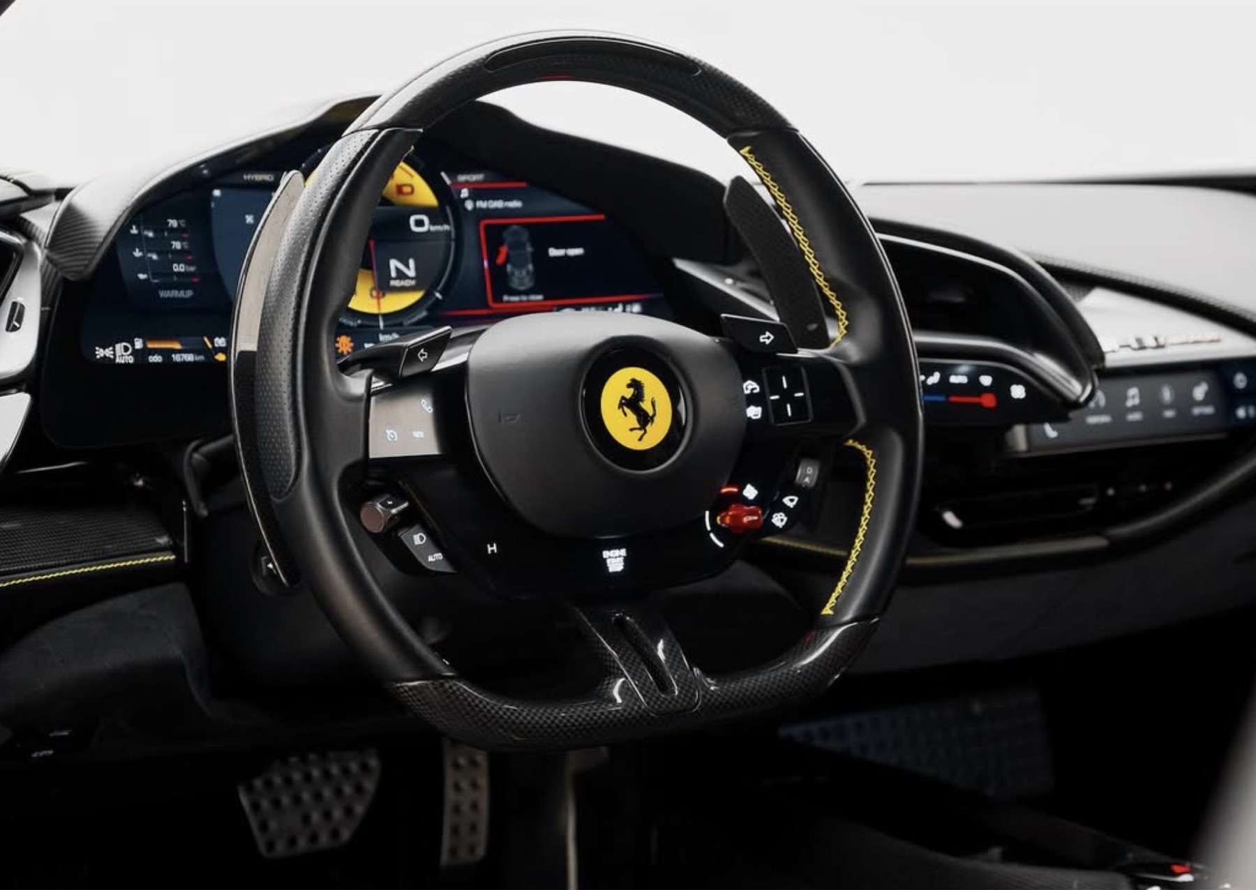 Ferrari SF90 Red seats