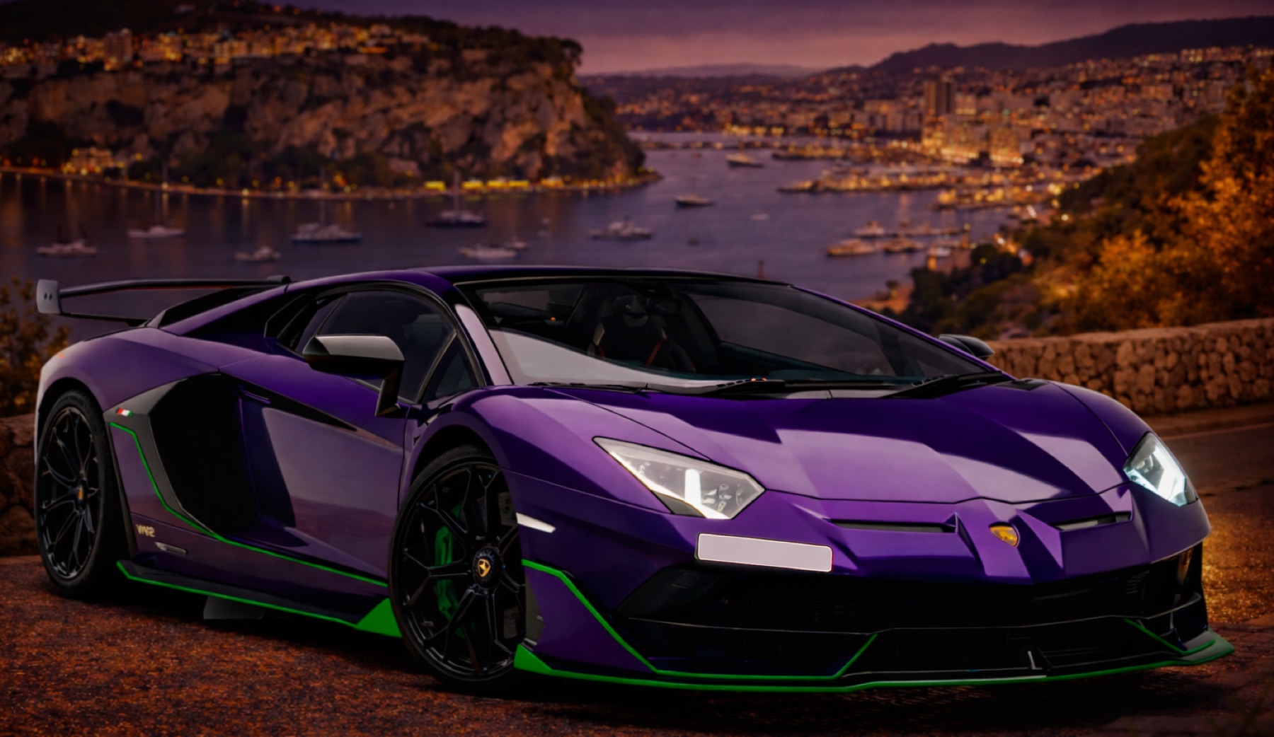 Lamborghini Aventador SVJ rental card