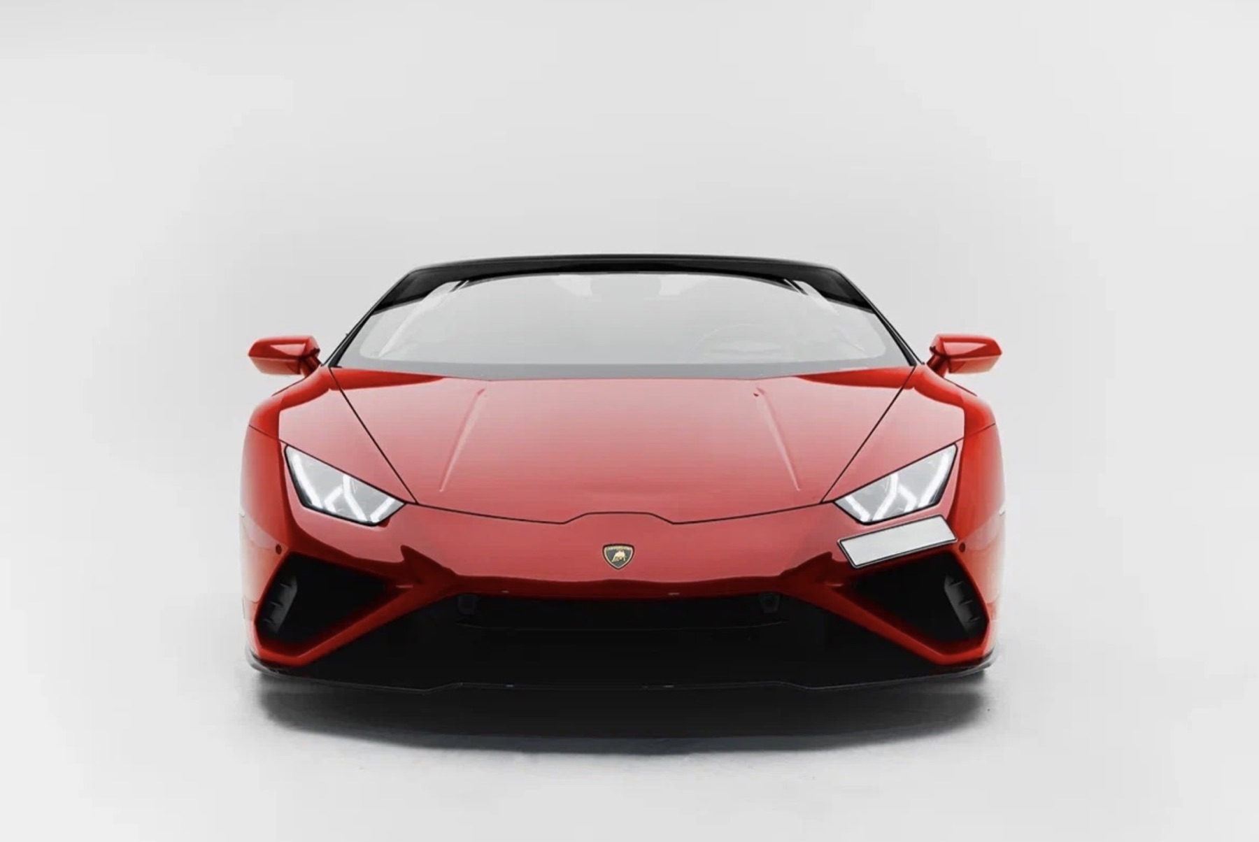 Lamborghini Huracan EVO Spyder Red front view