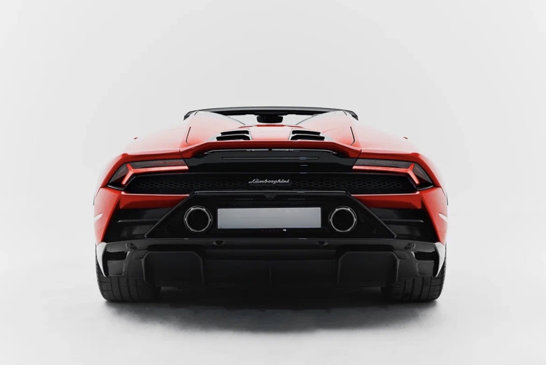 Lamborghini Huracan EVO Spyder Red rear view