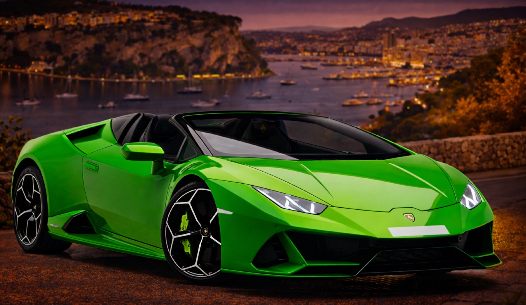Lamborghini Huracan Evo Spyder rental card