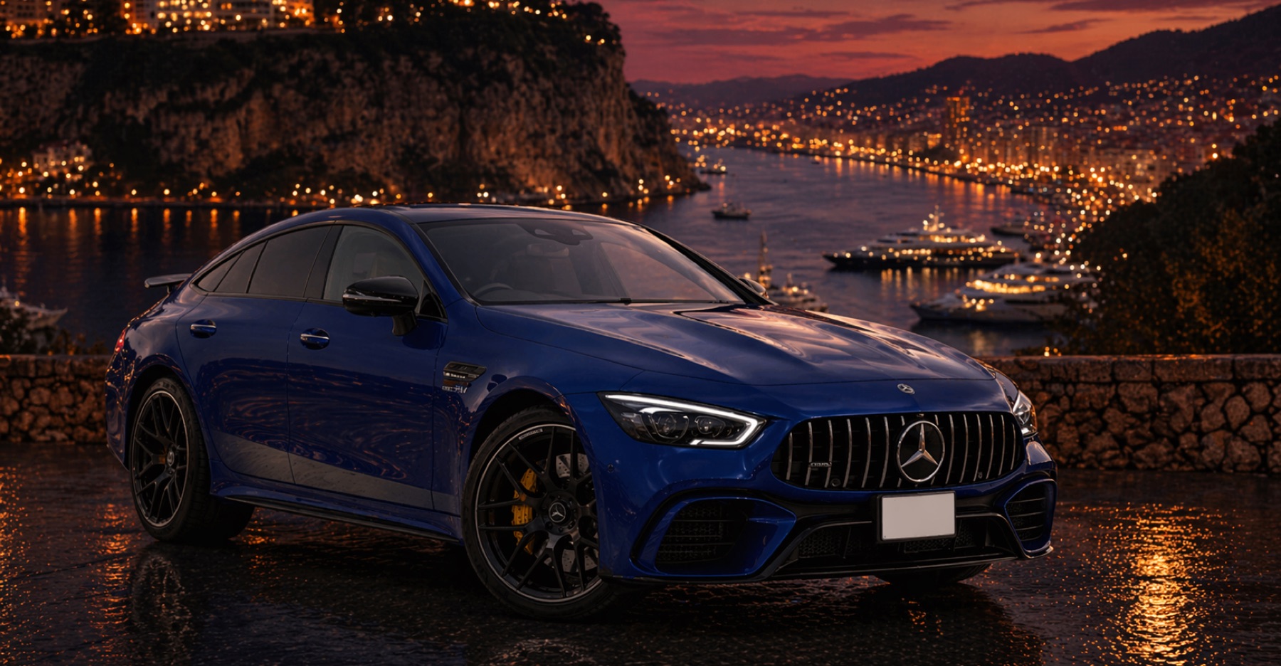 Mercedes Benz AMG GT 63 rental card