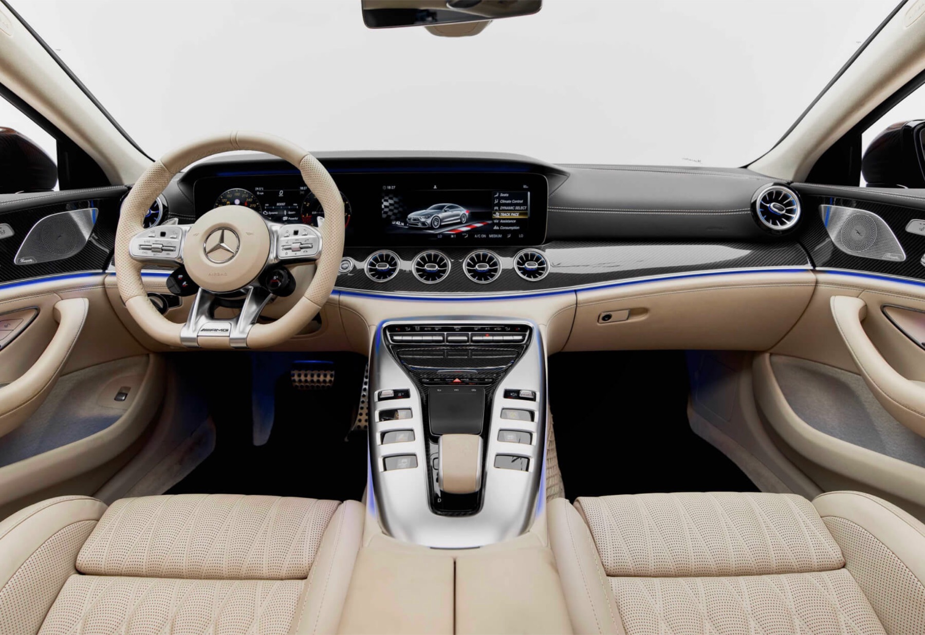 Mercedes Benz AMG GT 63 interior view