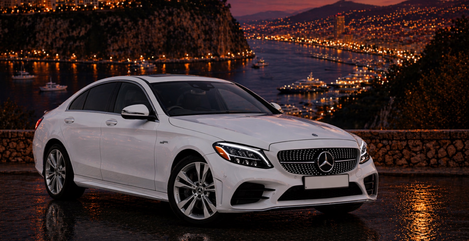 Mercedes C300 rental card