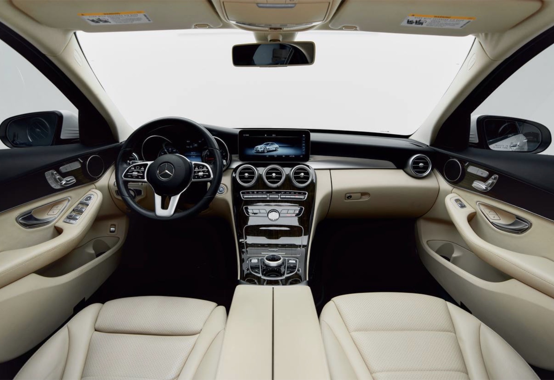 Mercedes C300 interior view
