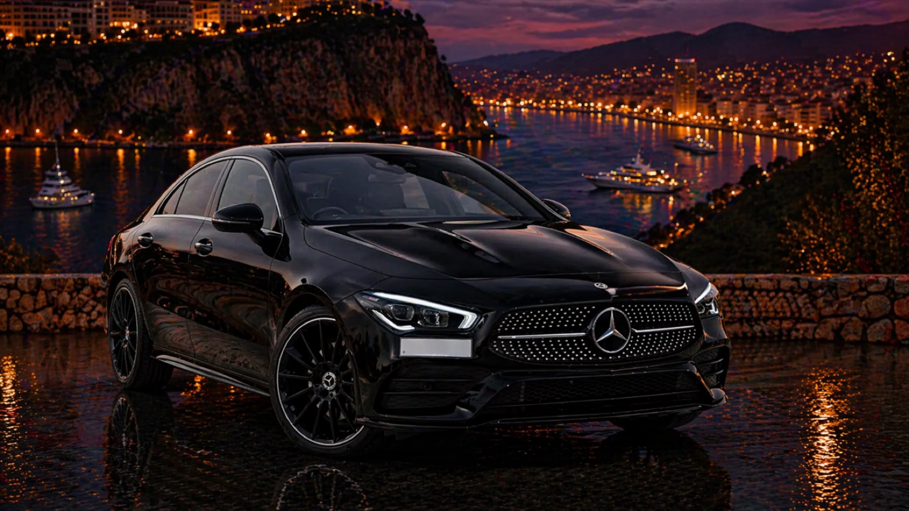 Mercedes CLA 250 rental card