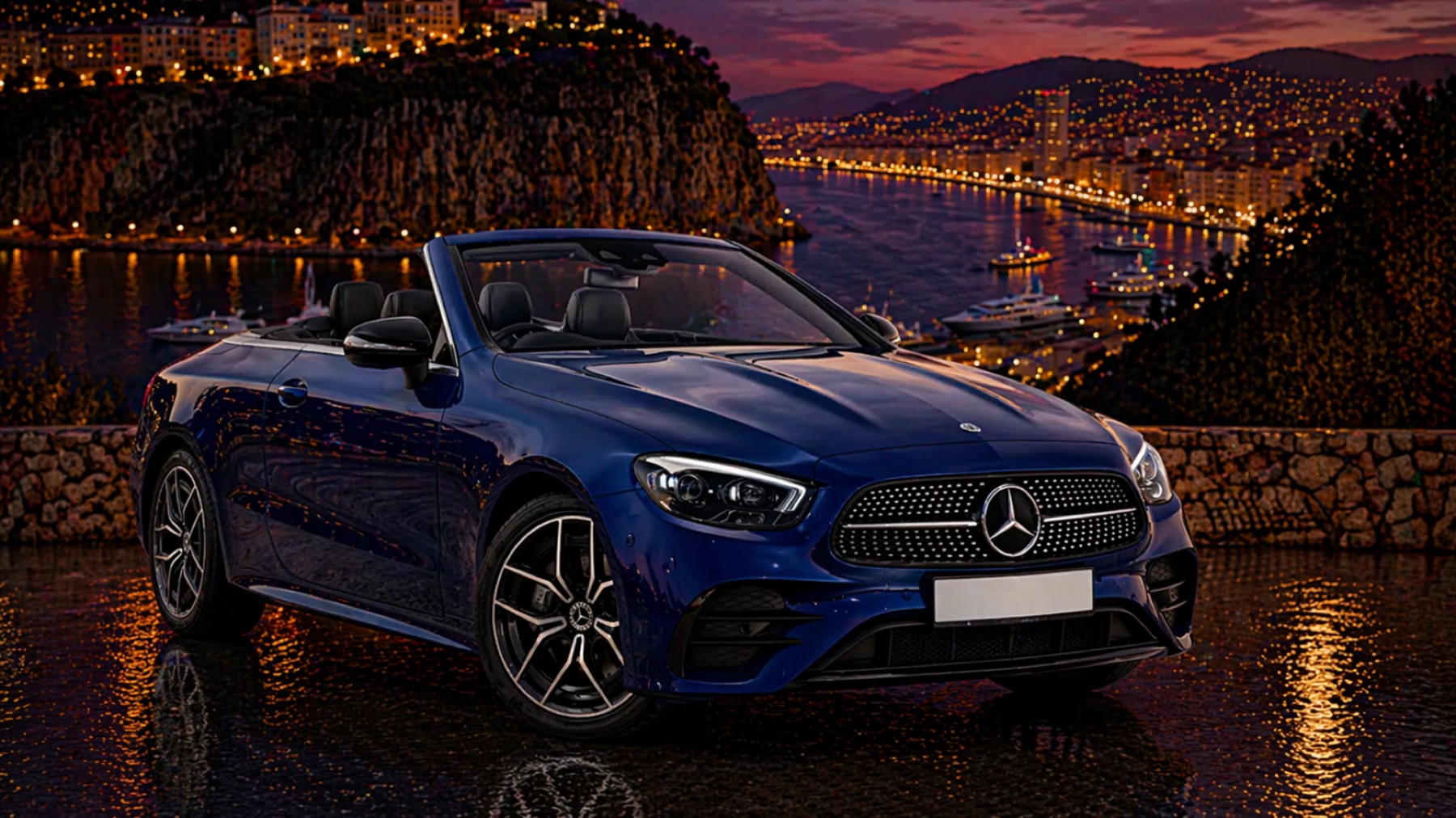 Mercedes E300 Cabriolet rental card
