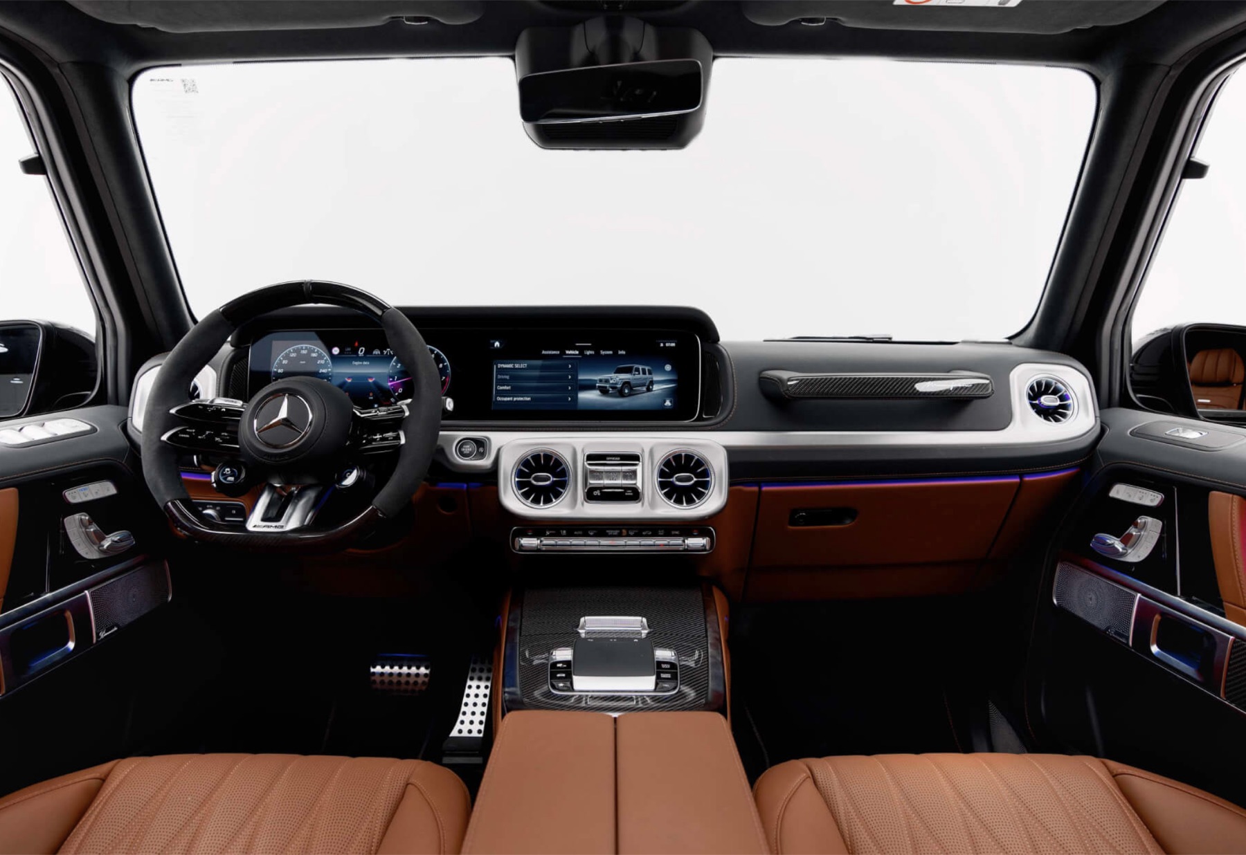 Mercedes G63 2026 dashboard view