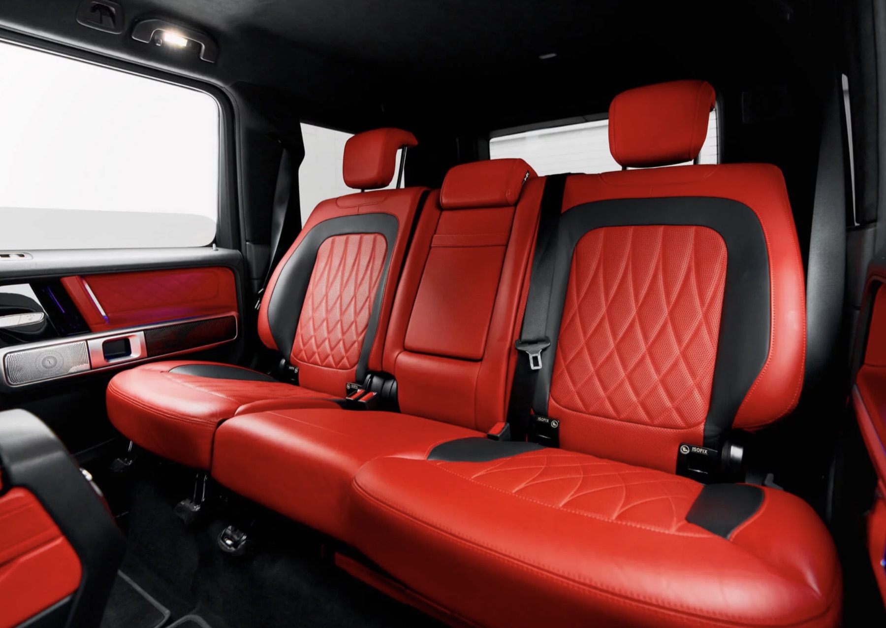 Mercedes G63 rear seats
