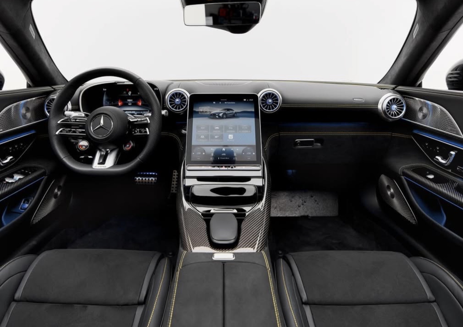 Mercedes-Benz SL63 cockpit view