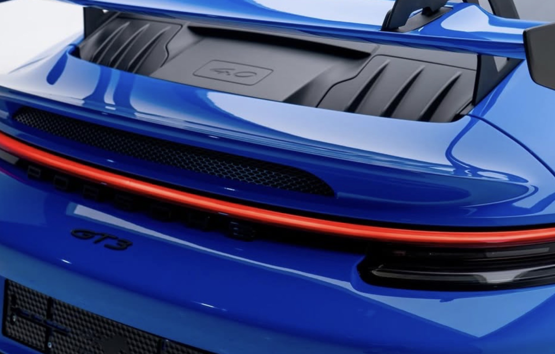 Porsche 911 GT3 Experience rear light details