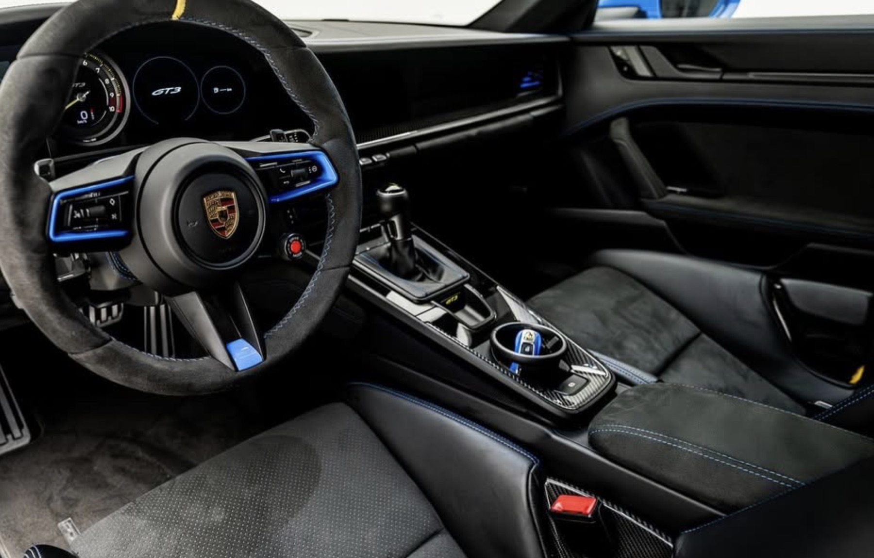 Porsche 911 GT3 Experience cockpit and controls