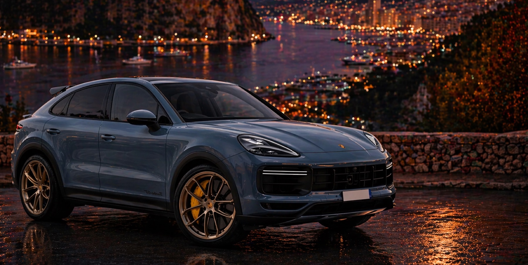 Porsche Cayenne Turbo GT rental card