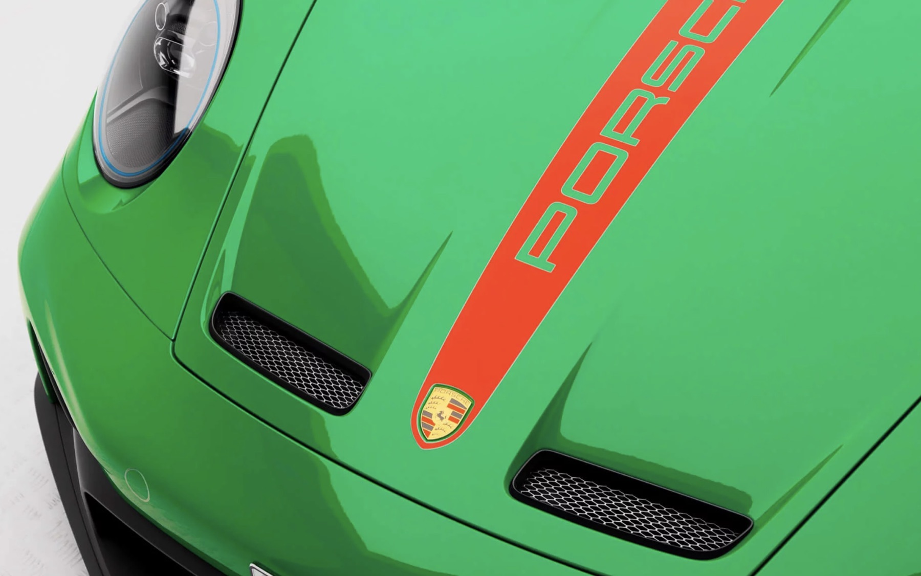 Porsche GT3 interior panorama