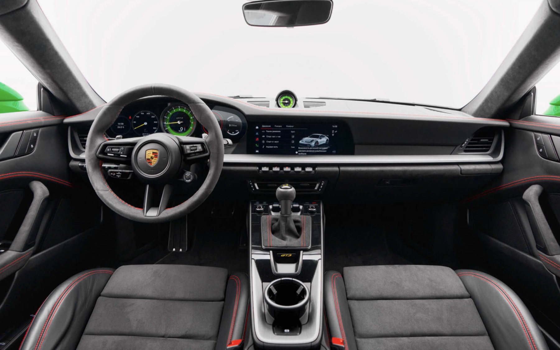 Porsche GT3 dashboard display