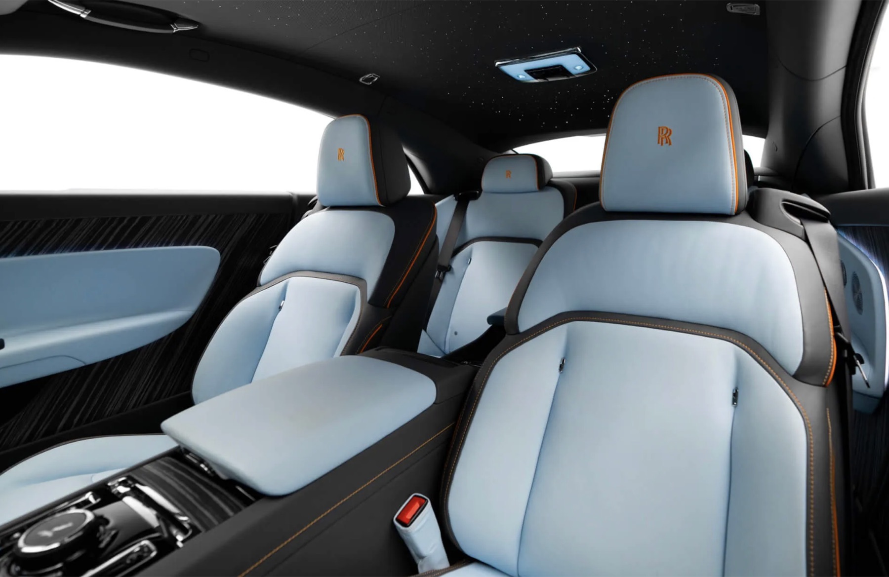 Rolls-Royce Spectre steering wheel interior