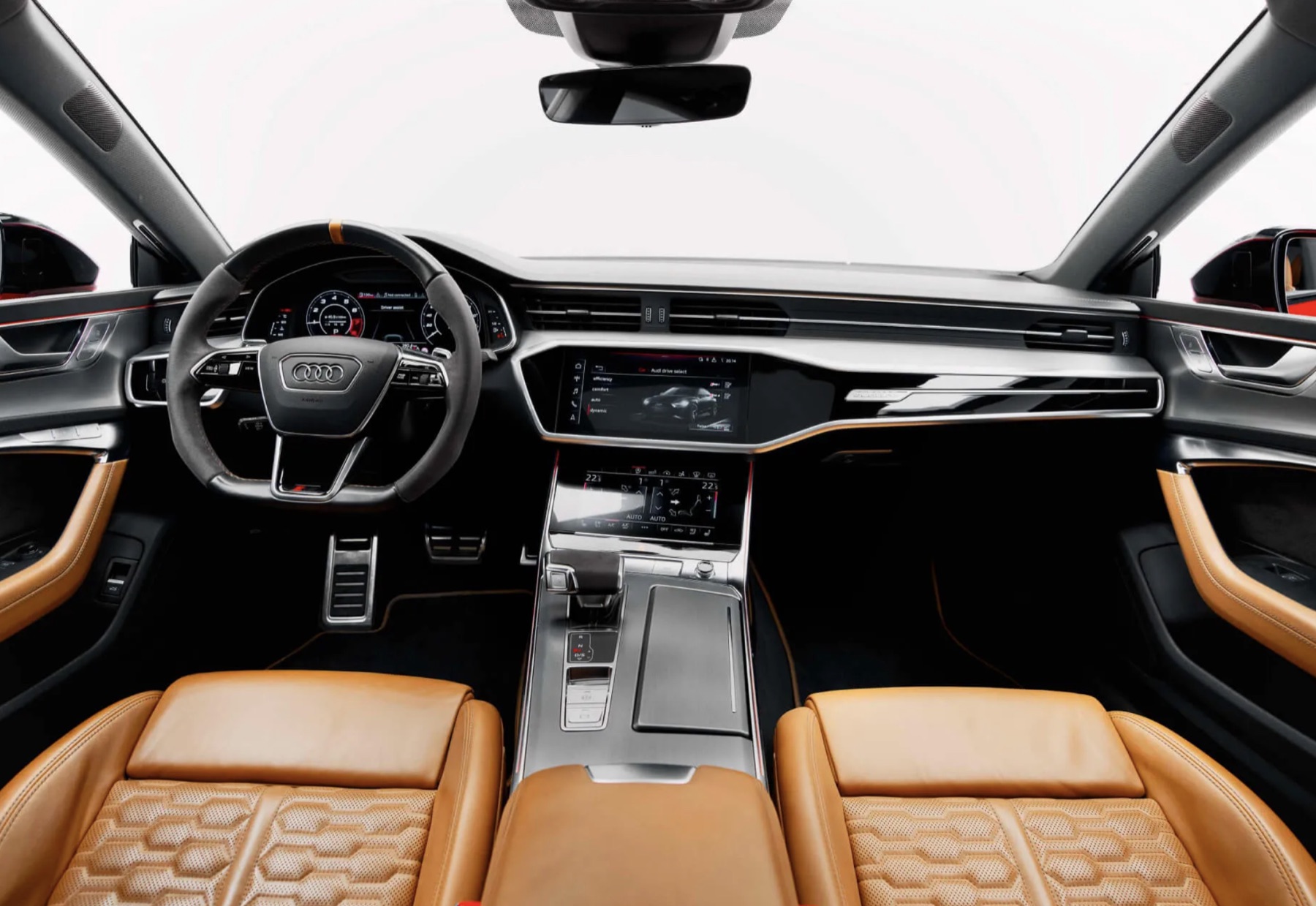 Audi RS7 cockpit details