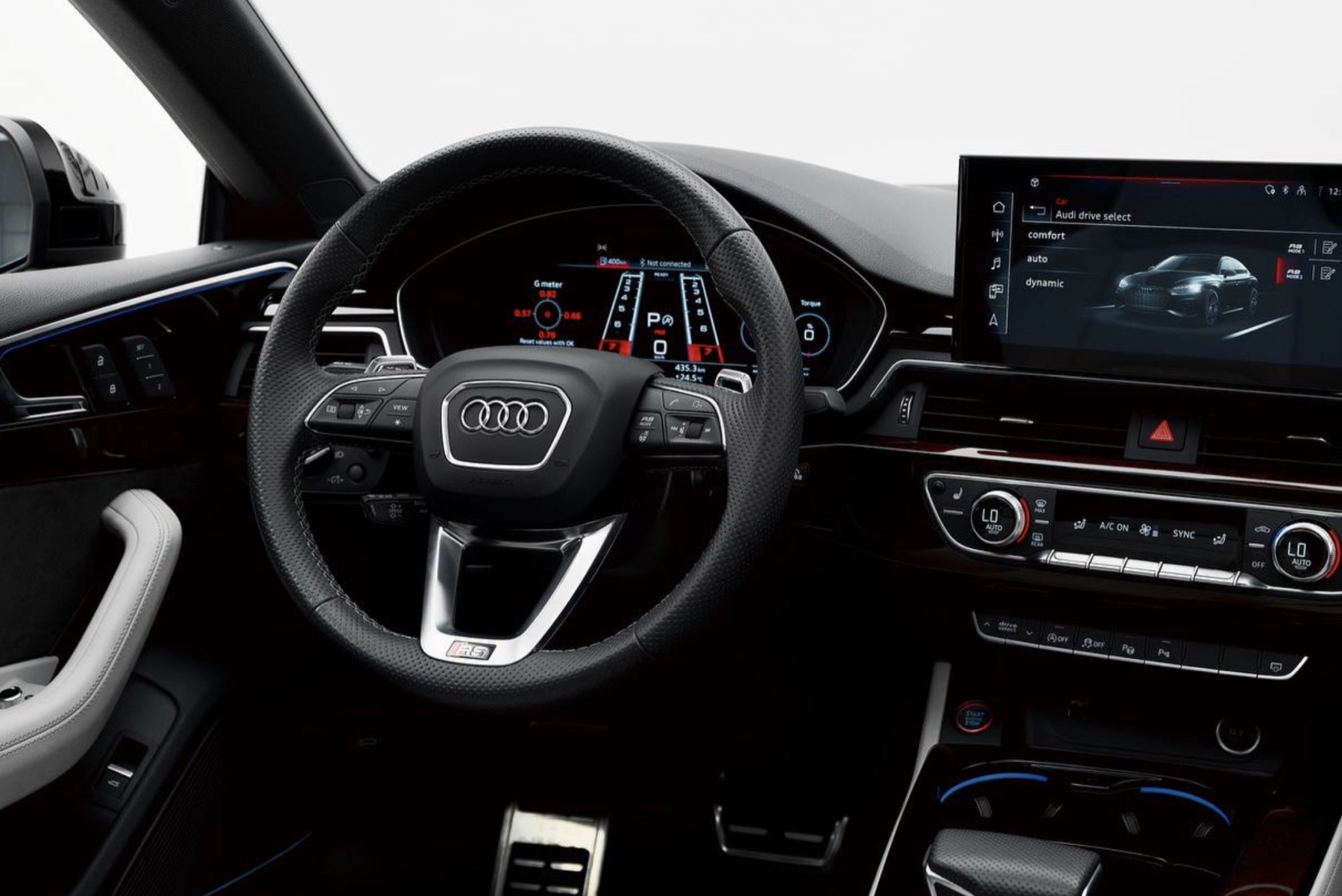 Audi S5 cockpit details
