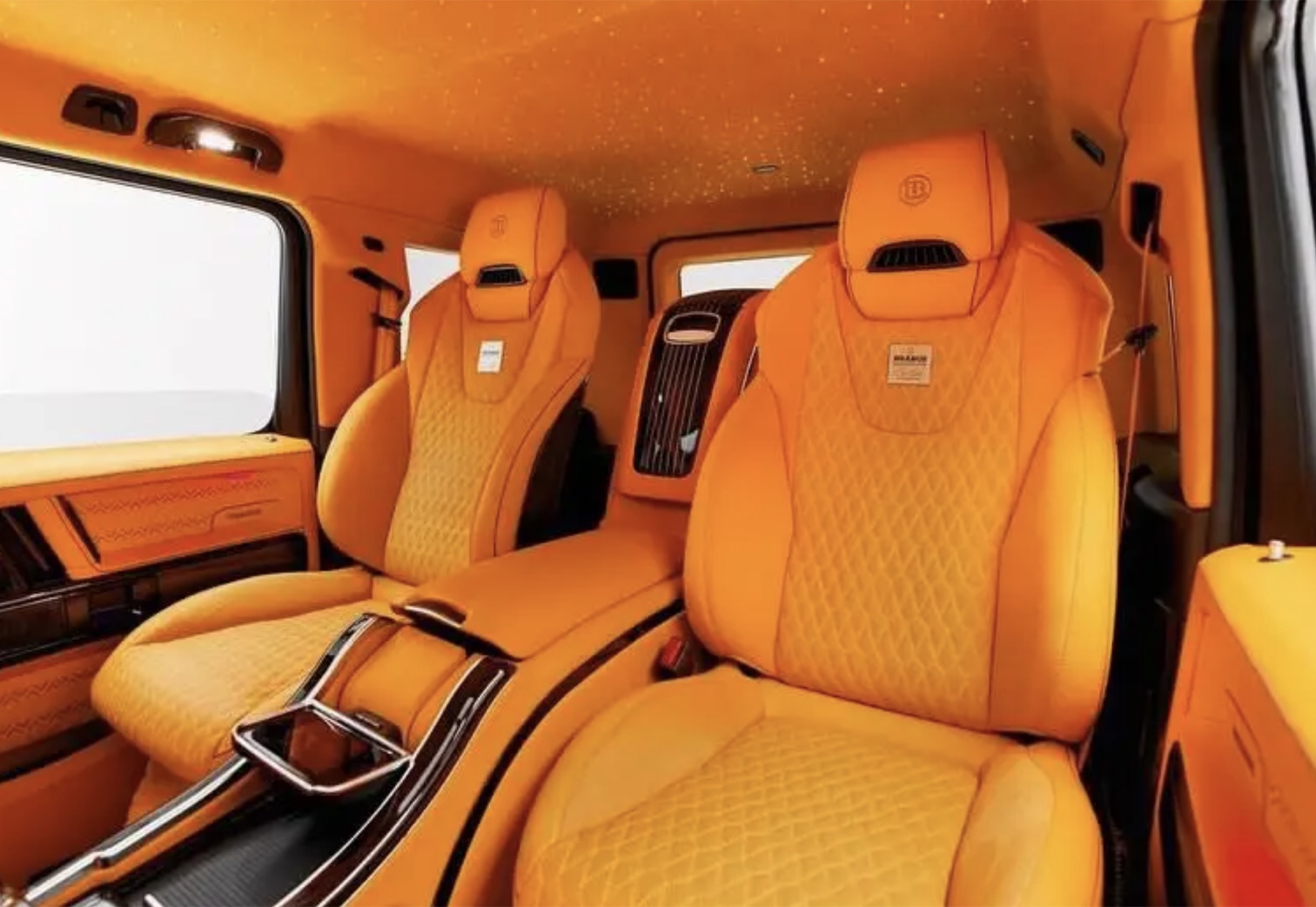 G63 Brabus rear seats
