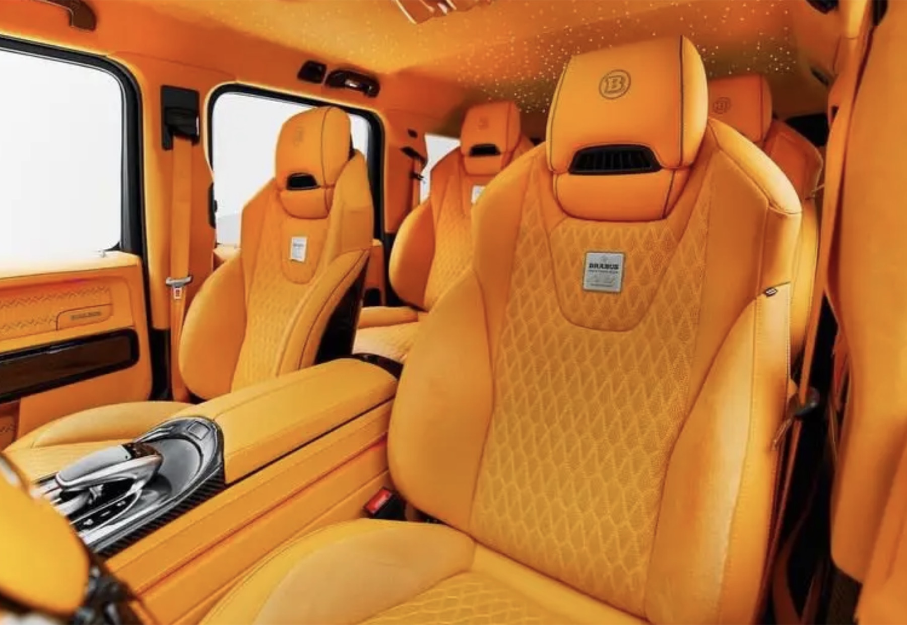 G63 Brabus front seats
