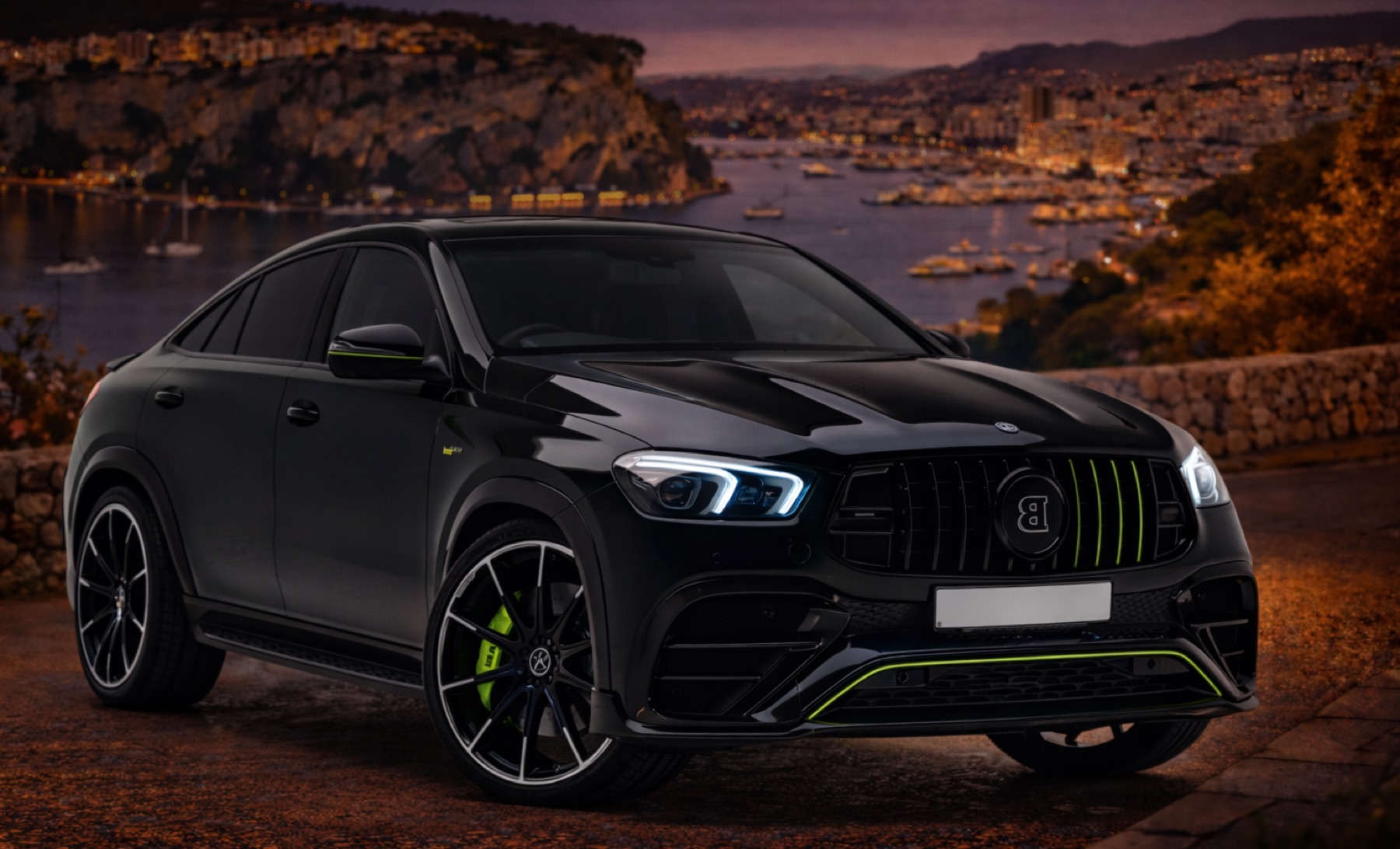 Mercedes GLE Brabus rental card