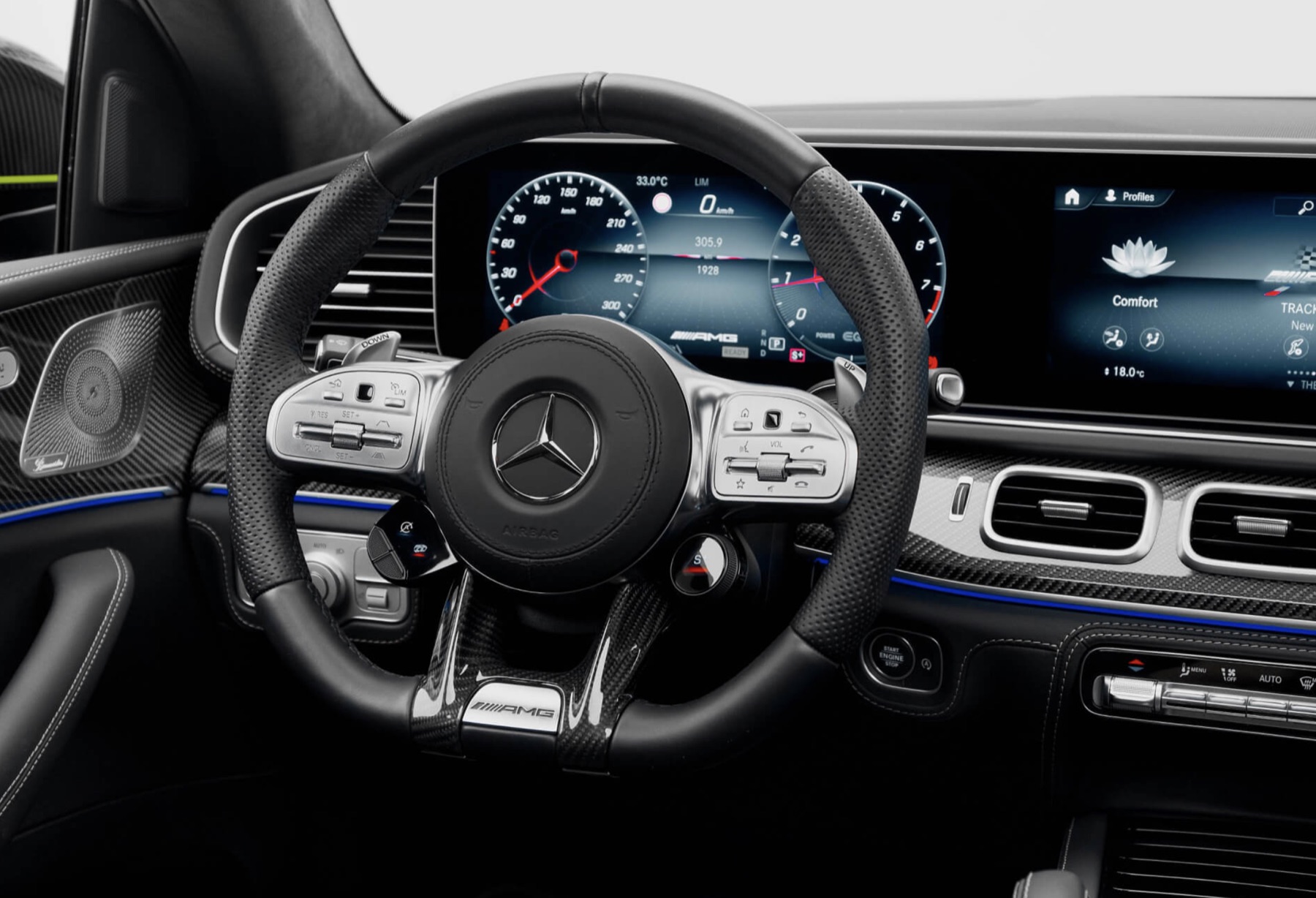 Mercedes GLE Brabus interior view