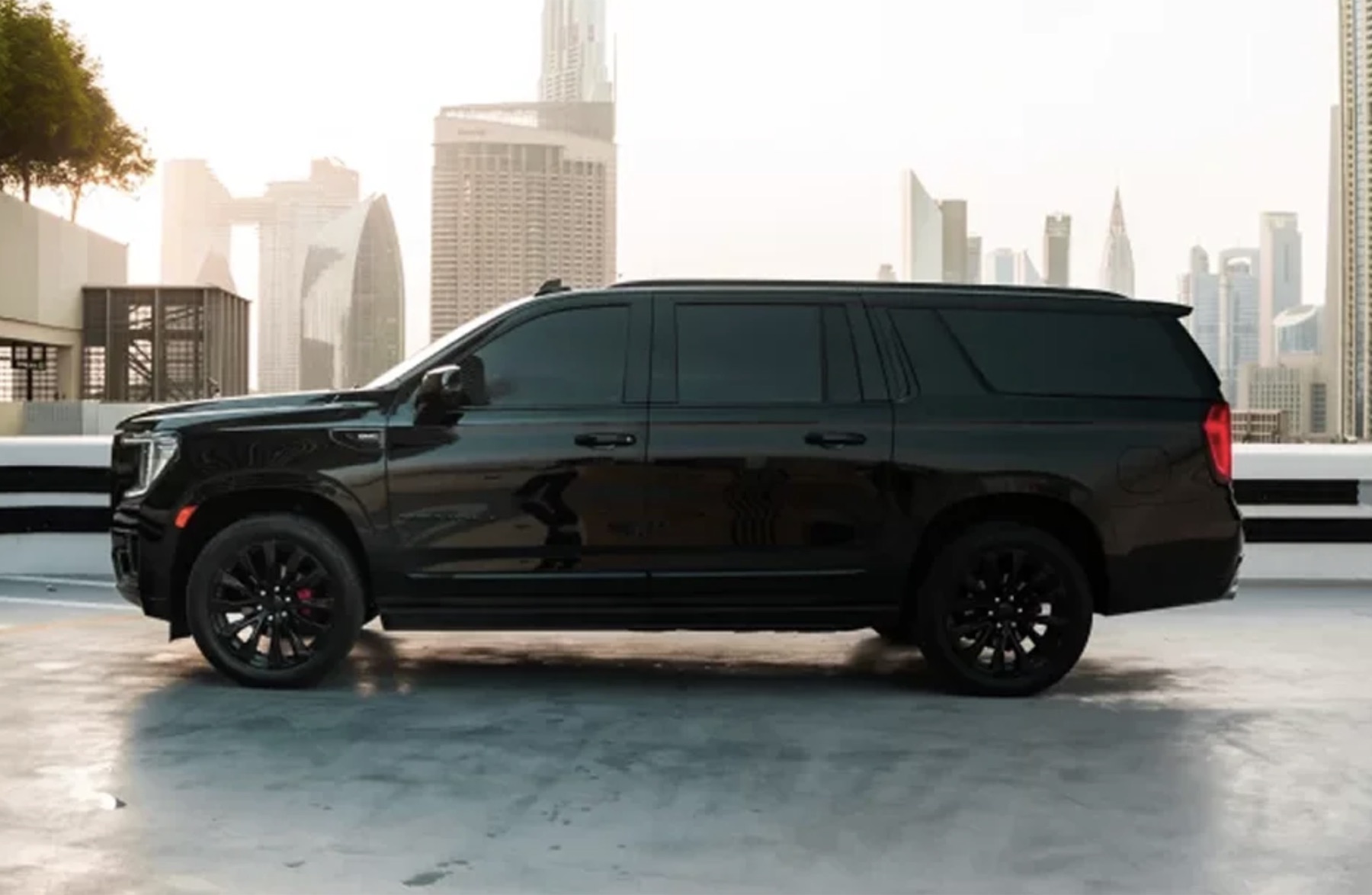 GMC Yukon Denali dashboard view