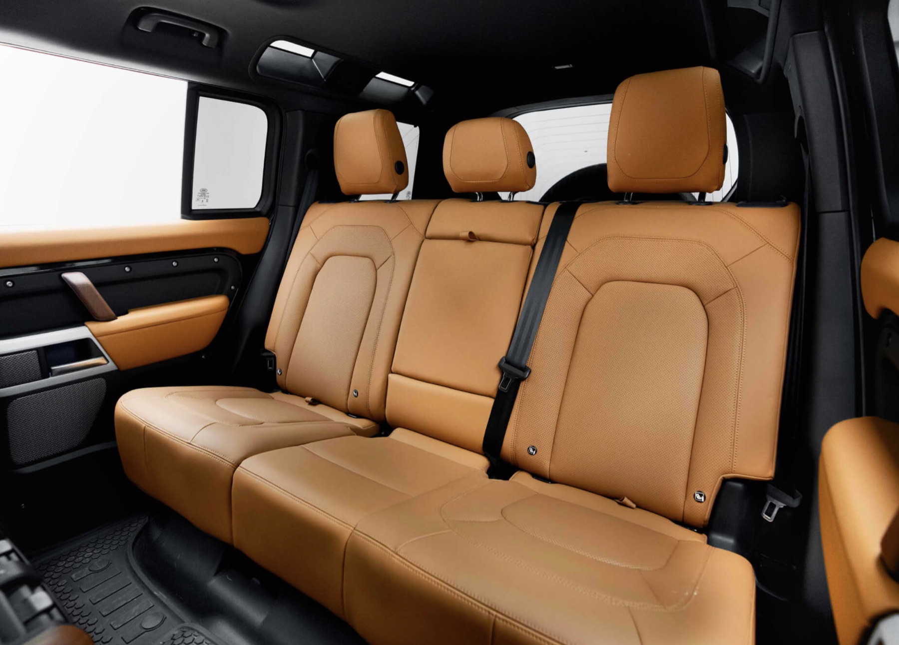 Land Rover Defender rear seats view