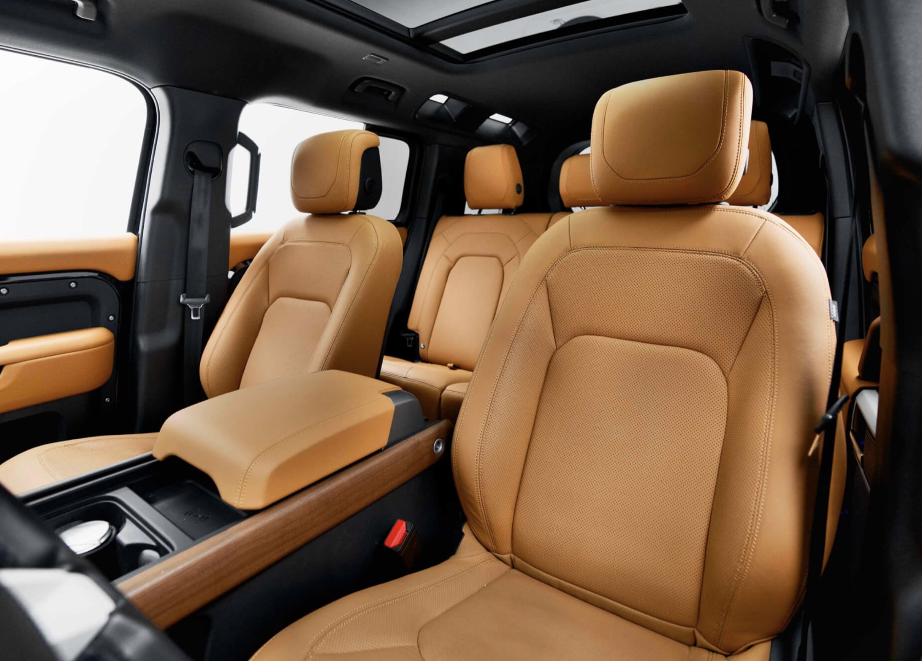 Land Rover Defender seats view