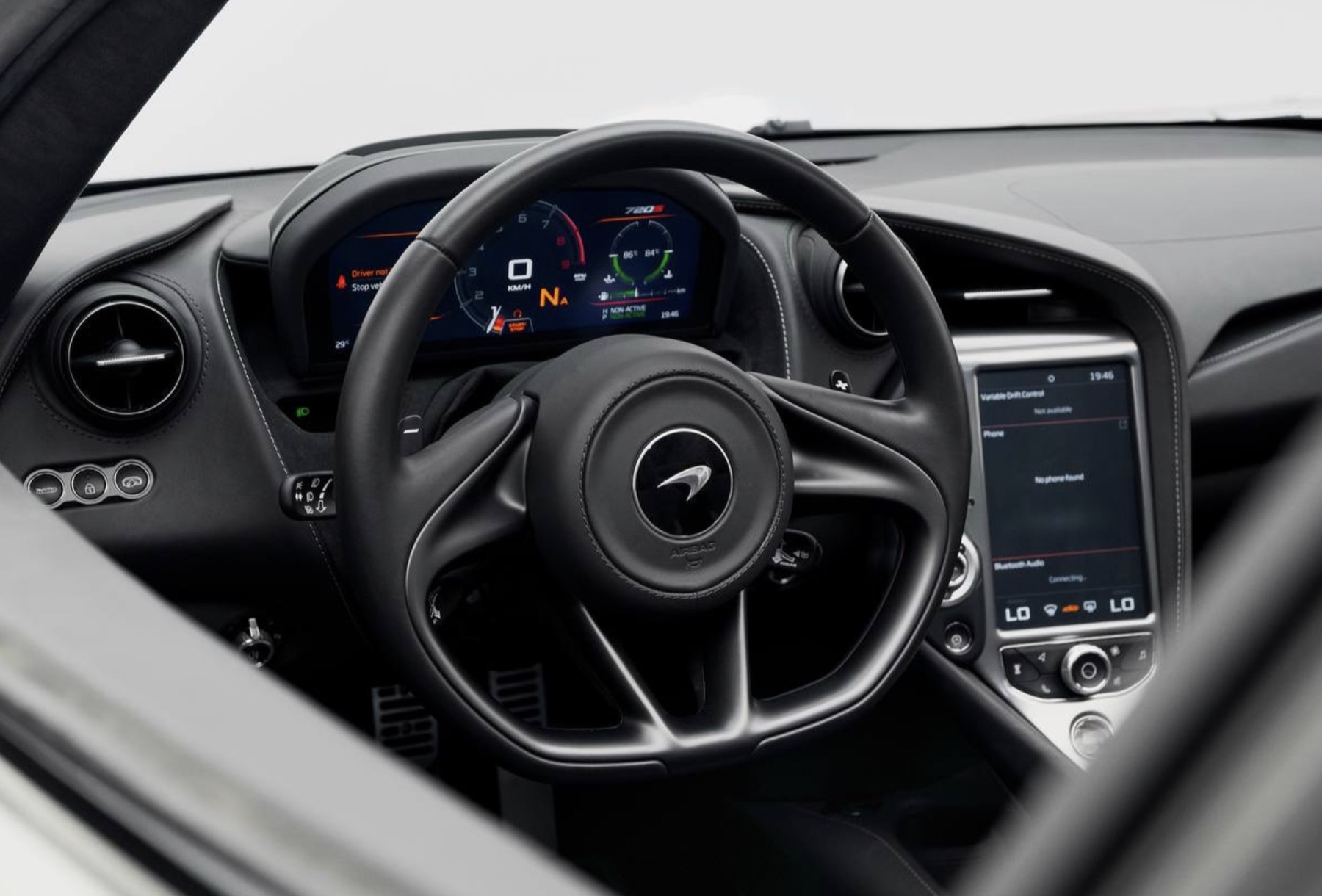 McLaren 720S interior view