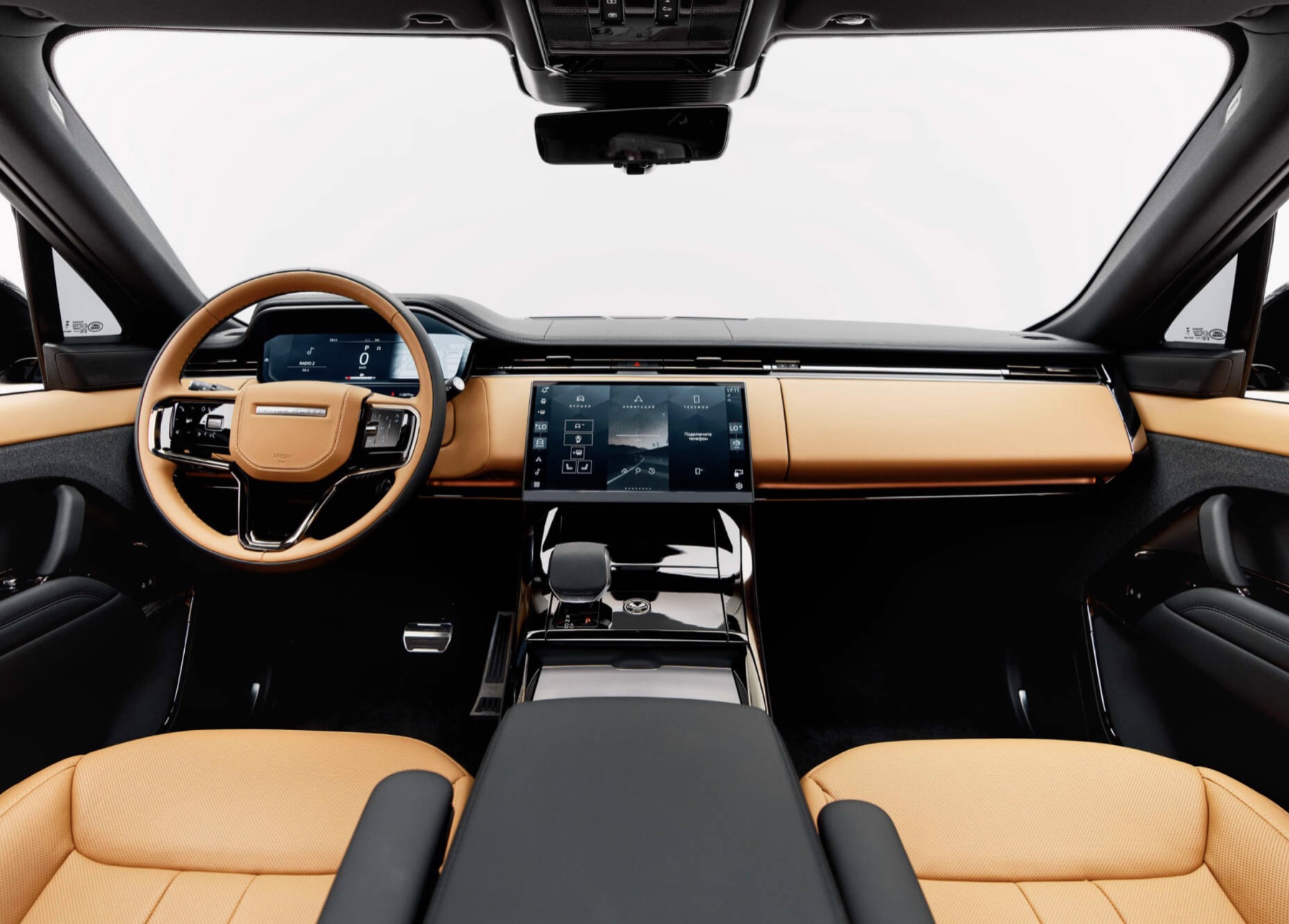 Range Rover Sport dashboard view